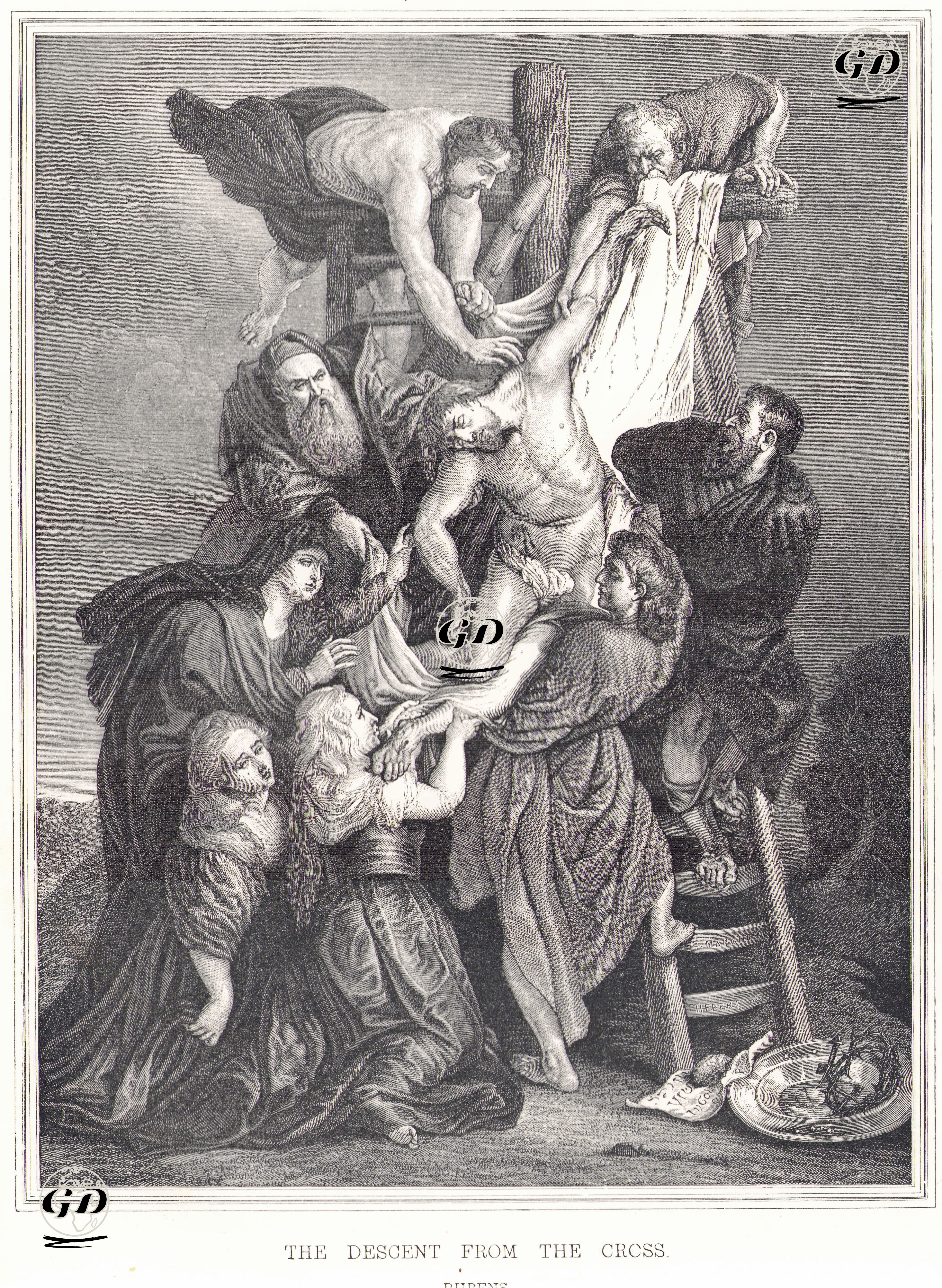 Hazreti İsa'nın Çarmıhtan İndirilişi - Peter Paul Rubens(1577-1640) - 1862