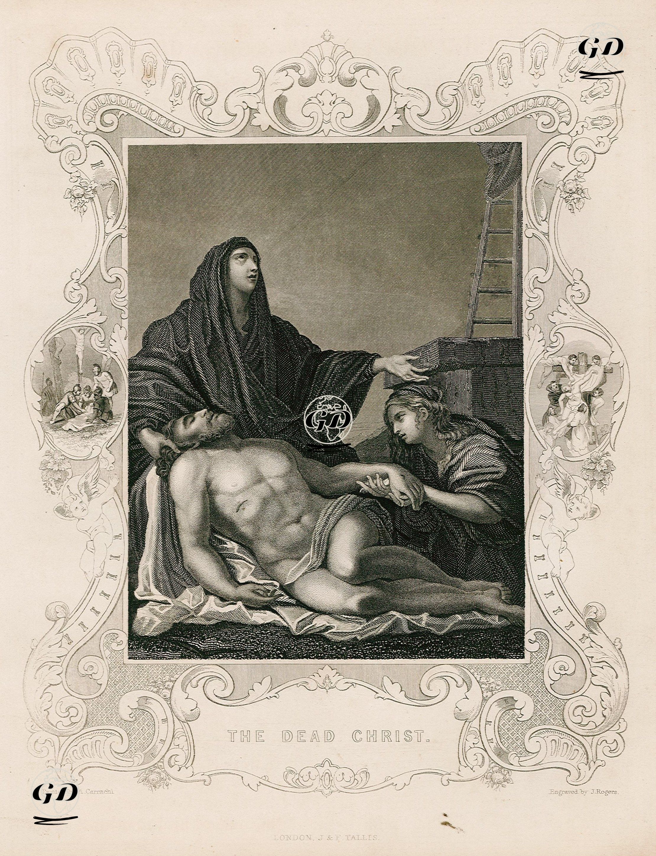 Ölü Hazreti İsa - A.Carrachi - 1845