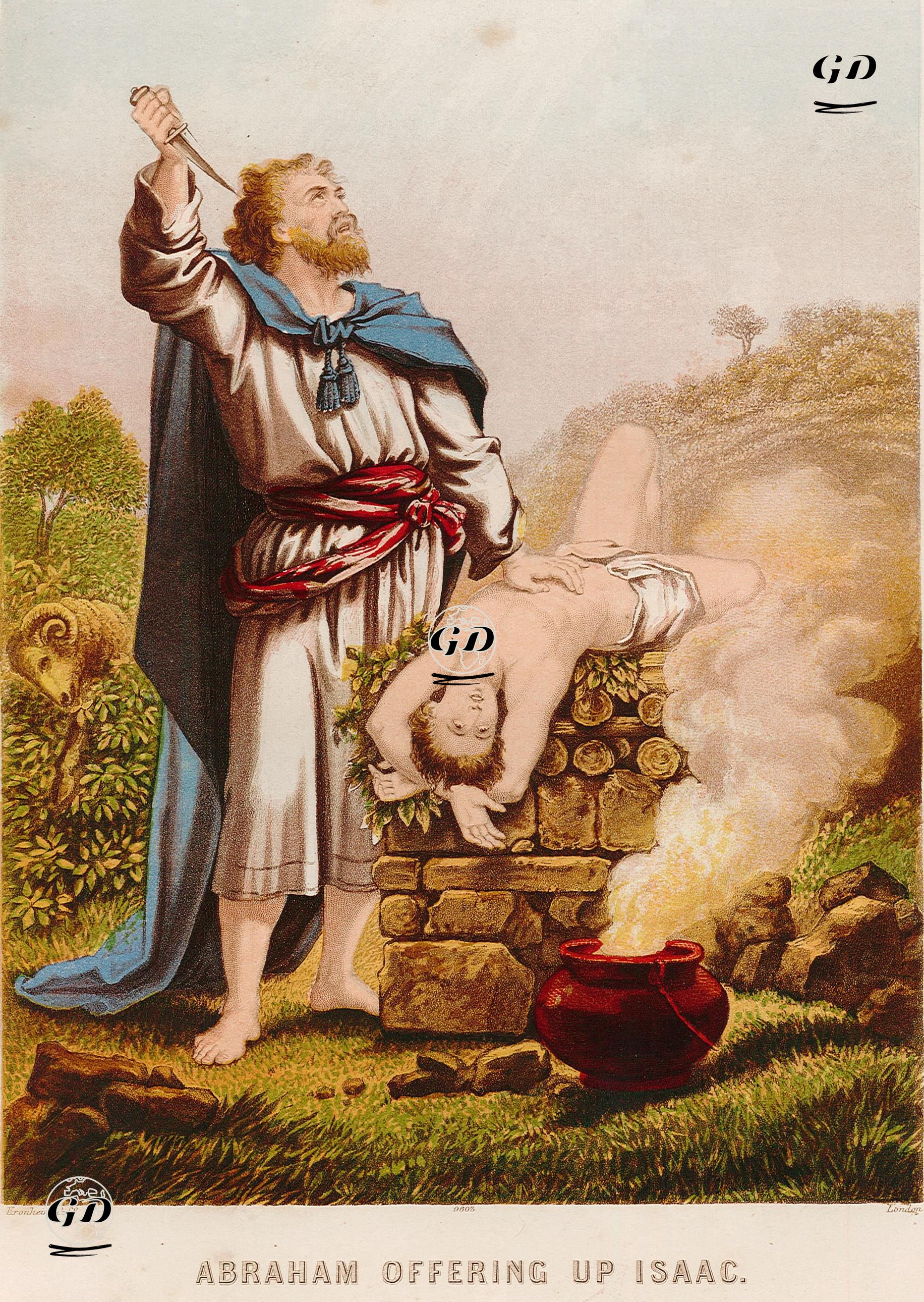 Abraham Offering Up Isaac -  - 1860's