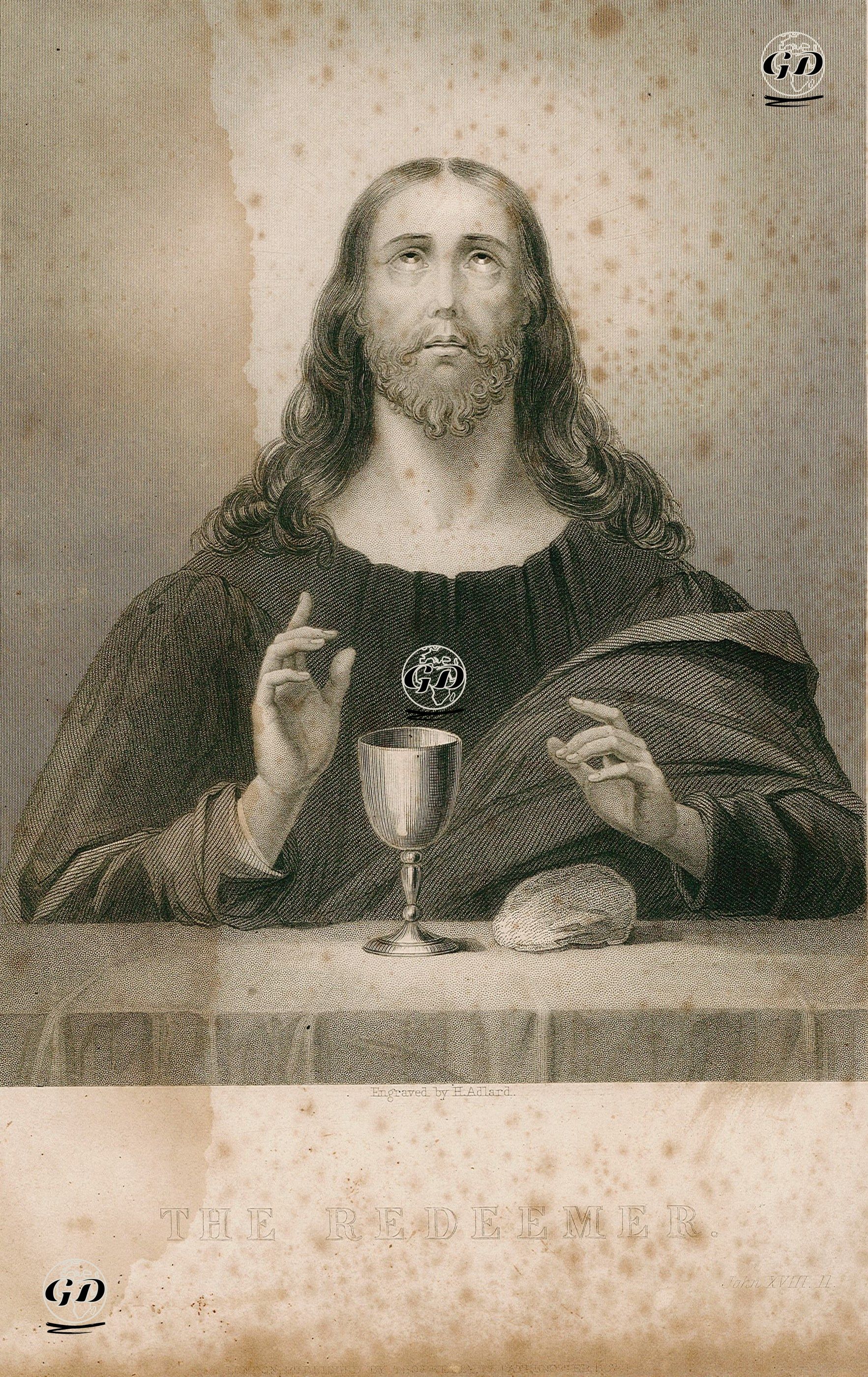 Mesih Hazreti İsa, John (Yuhanna), Chapter (Bölüm) 18. Verse (Ayet) 11.  -  - 1840's