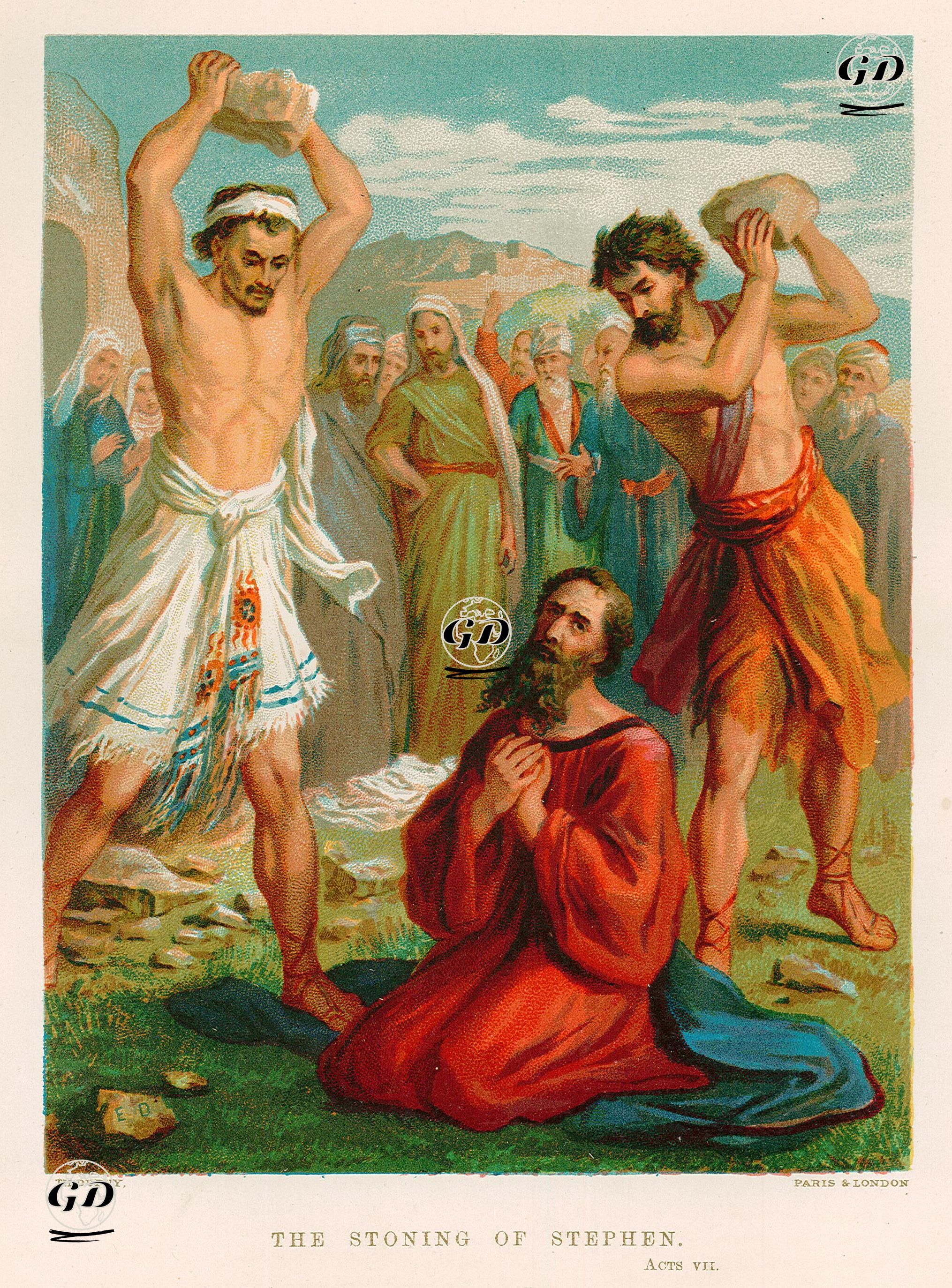 The Stoning Of Stephen, Acts VII. -  - 1880's