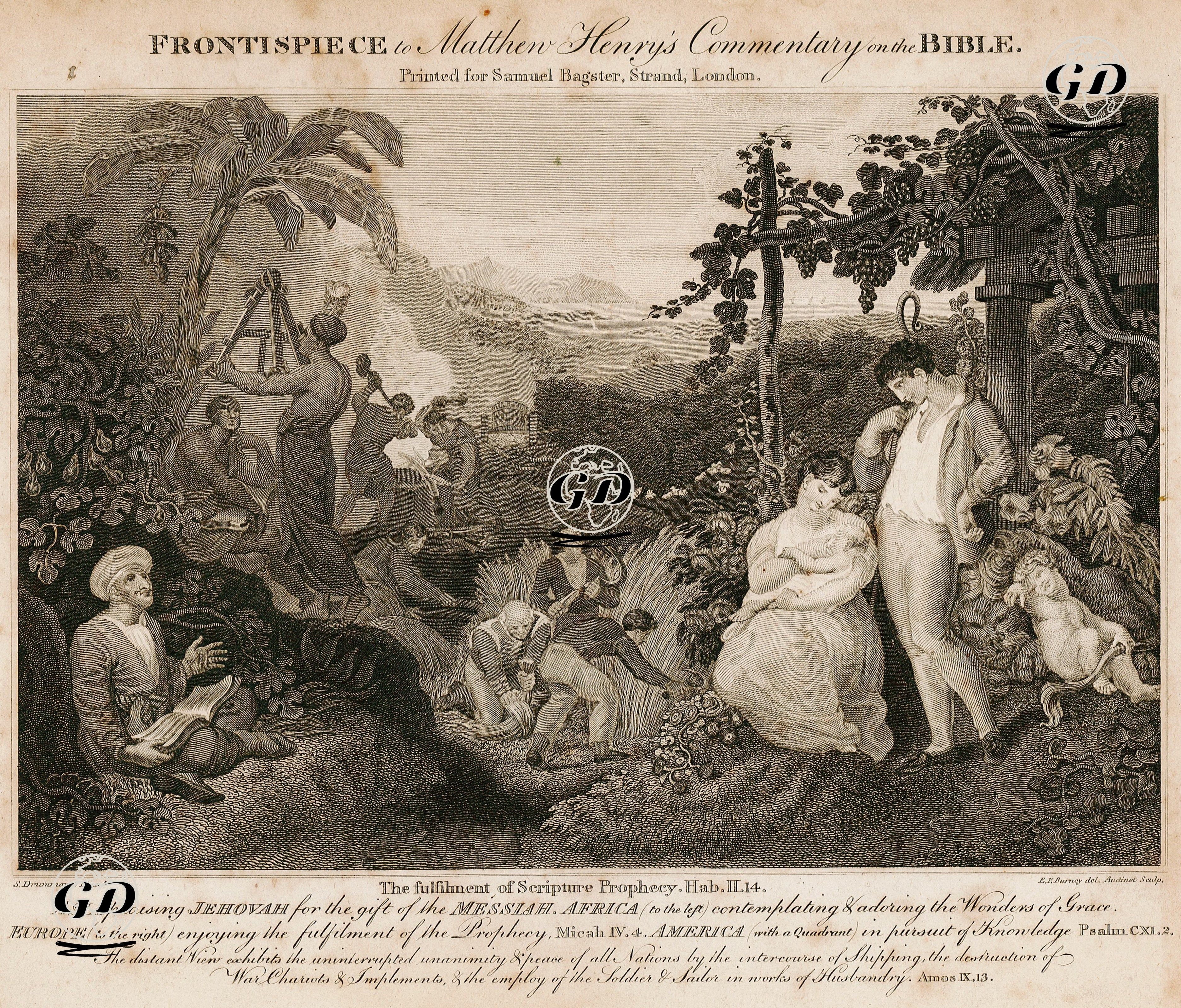  İncil Giriş Sayfası - Samuel Drummond (1766-1844) - 1800's