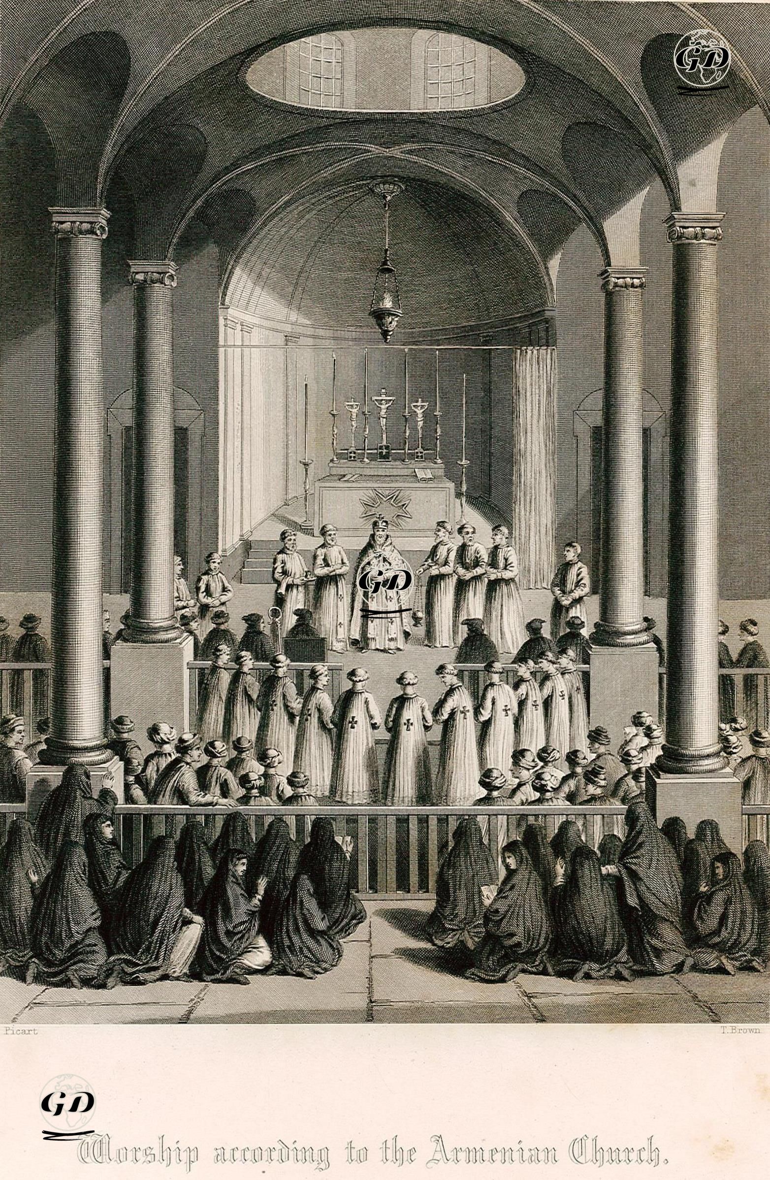 Worship According To The Armenian Church - Bernard Picart (1673-1733) - 1858