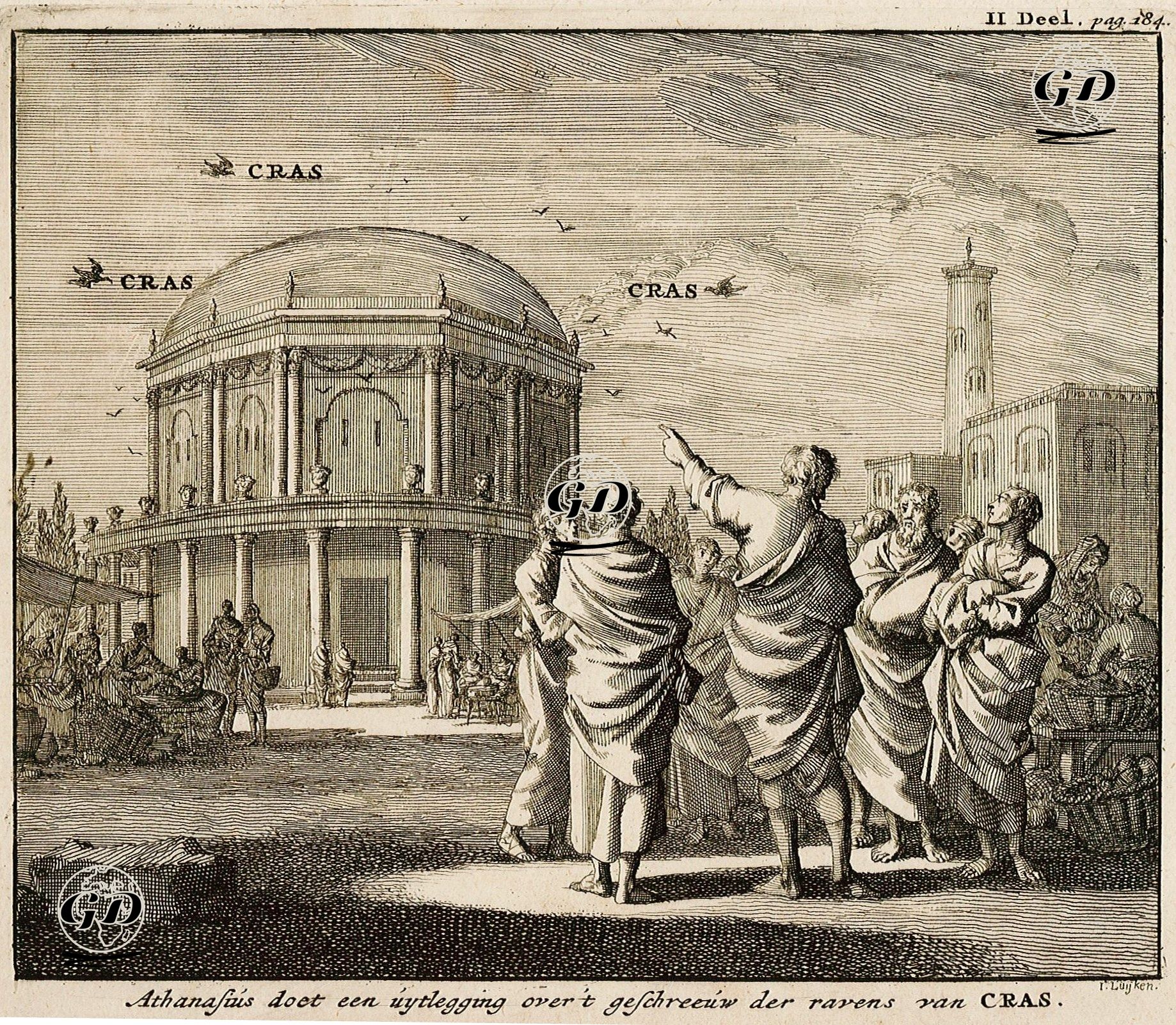 Athanasius Doet Een Uytlegging Over T Geschreeuw Der Ravens Van Cras -  - 1701