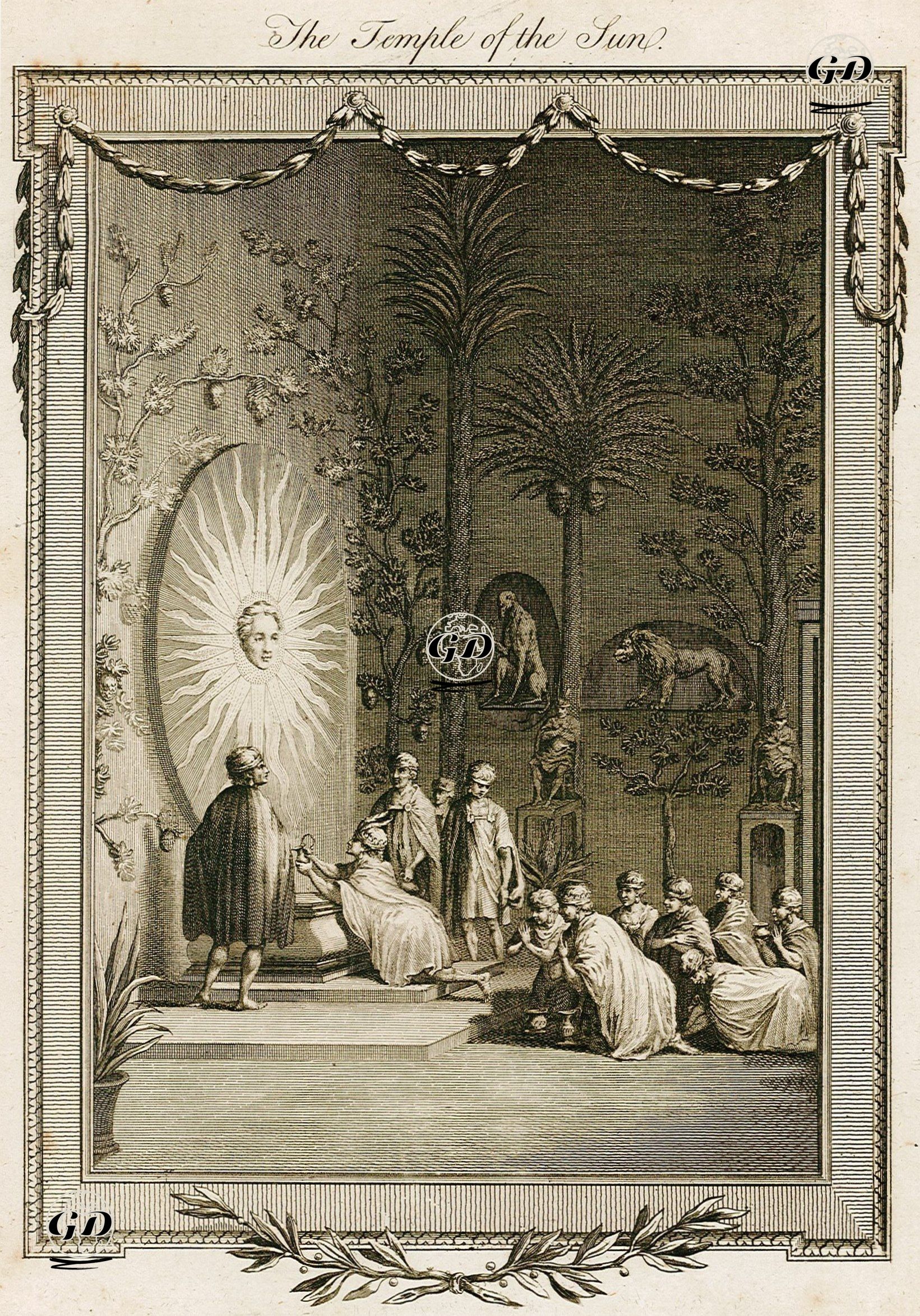 İnkaların Güneş Tapınağında Vazoyu Kutsaması -  - 1778