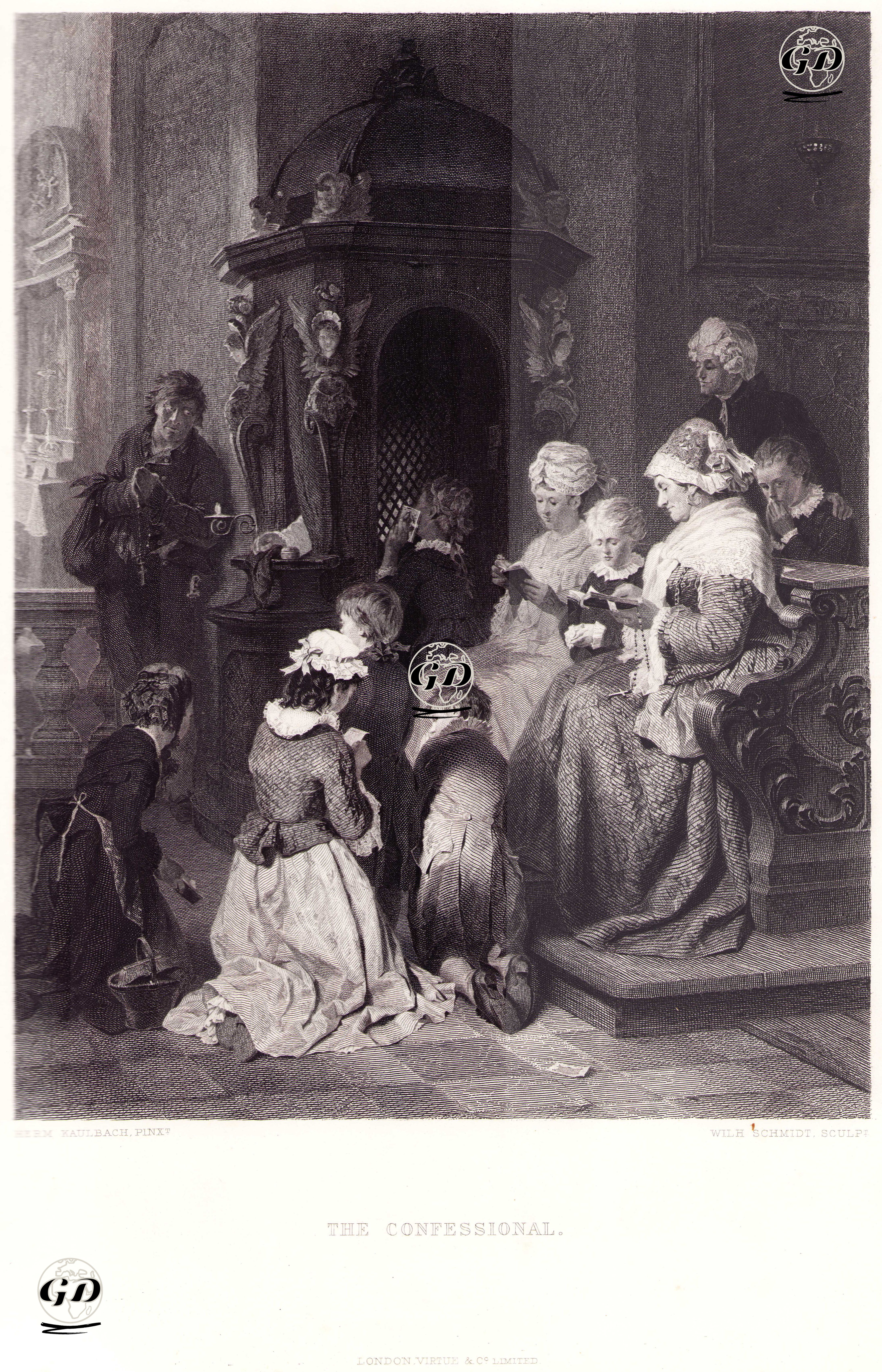 Günah Çıkarma - Hermann Kaulbach (1846-1909) - 1880