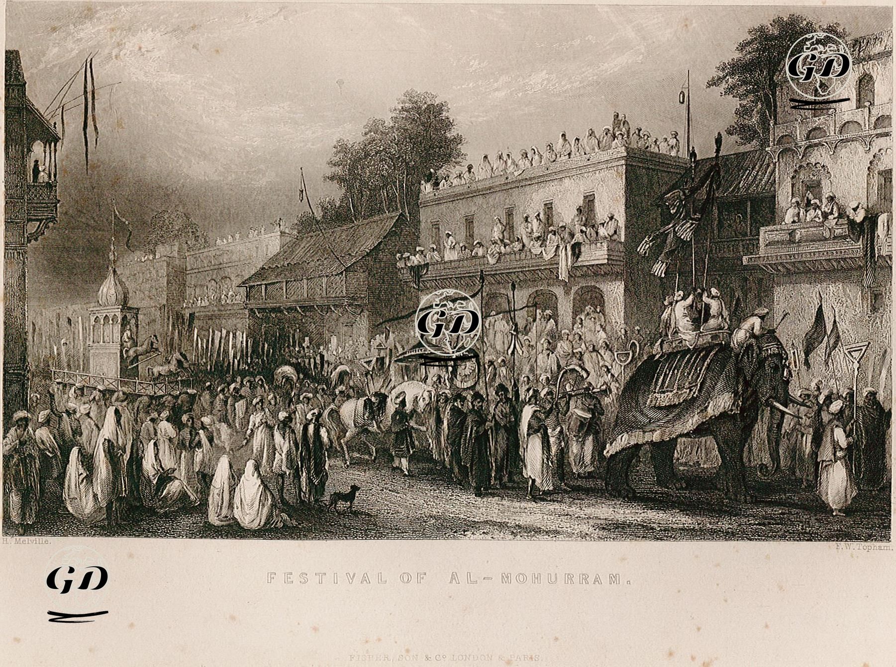 Festival Of Al-Mohurram - Henry Melville (1792-1870) - 1844