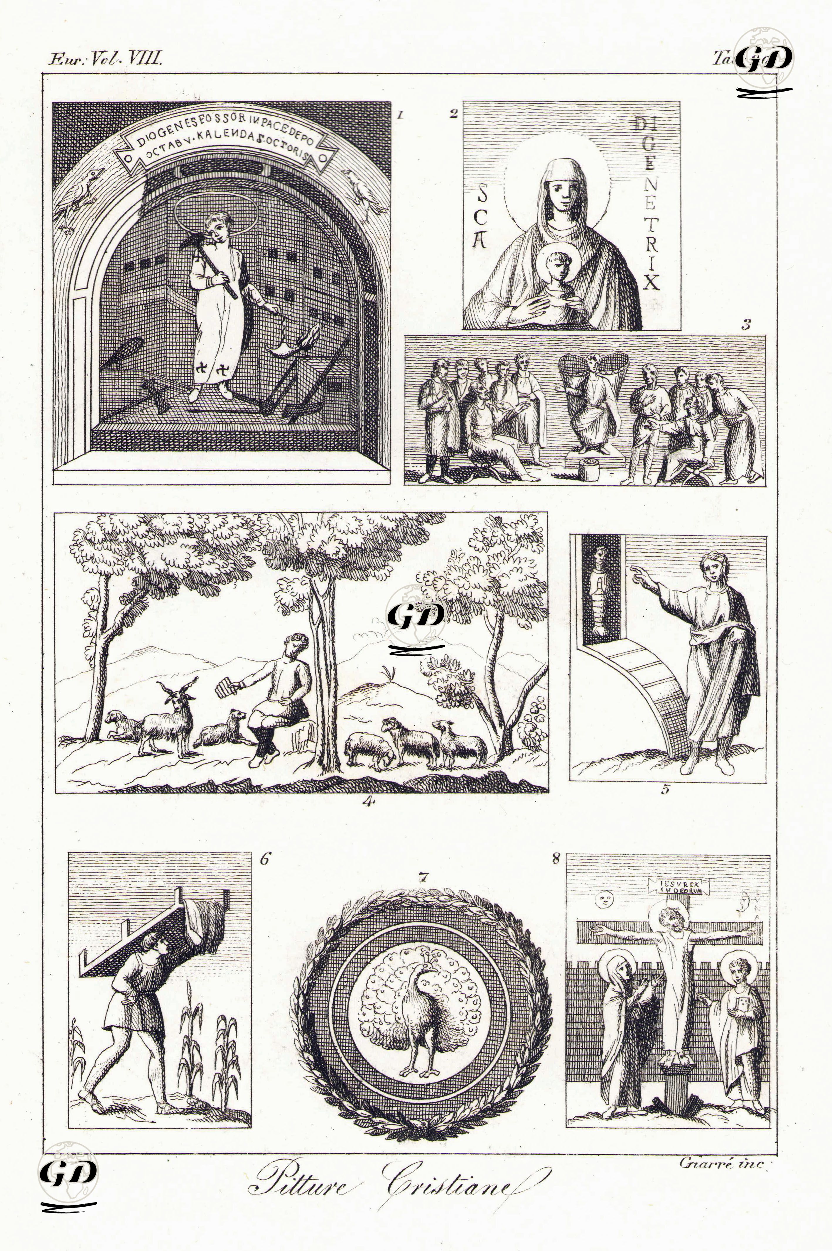 Hristiyanlık Dini İle Alakalı Resimler, Avrupa. Cilt VIII. Resim 20. -  - 1820's-1840's