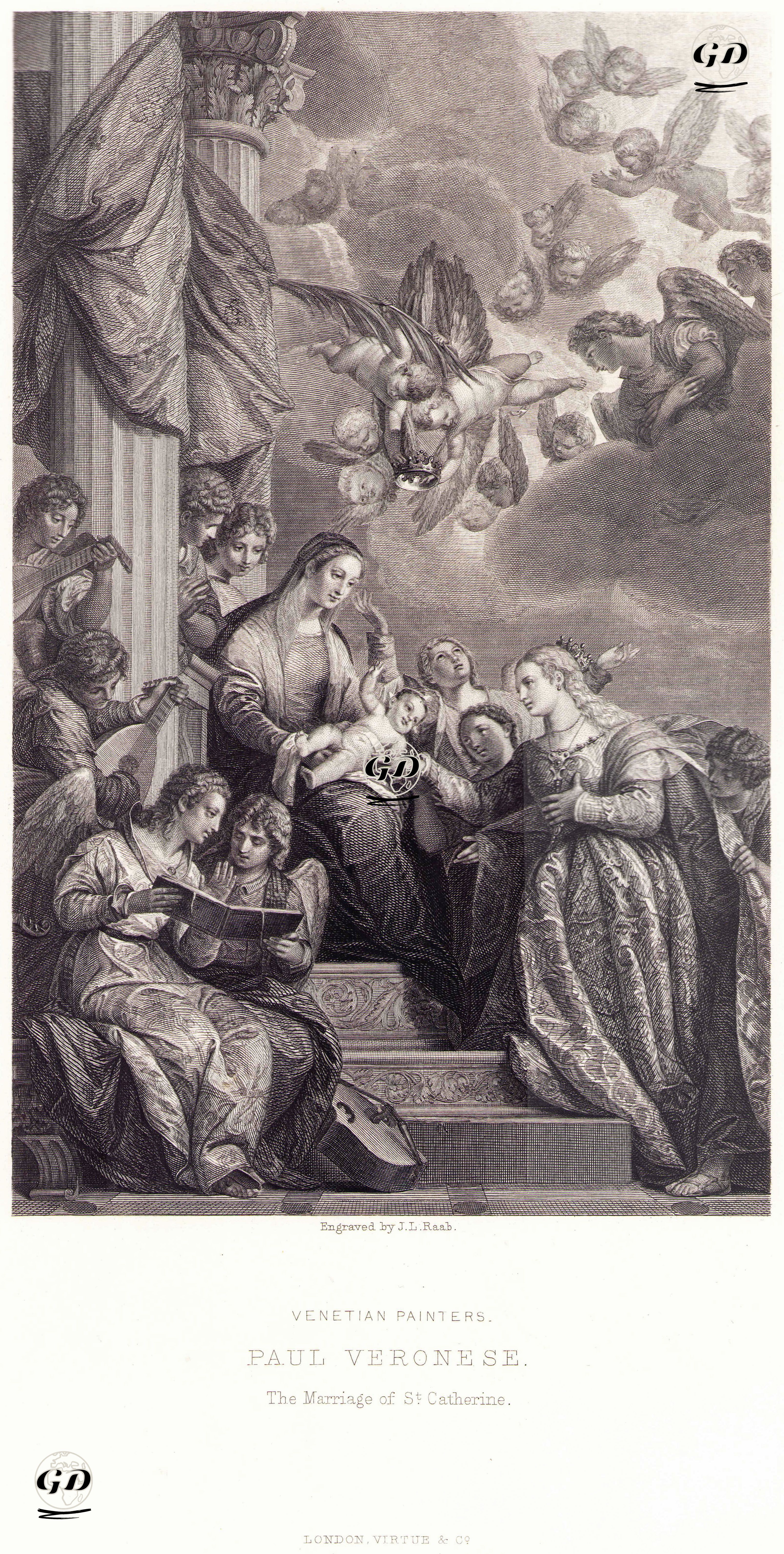 The Marriage Of St.Catherine, Venetian Painters, Paul Veronese - Paolo Veronese (1528-1588) - 1874