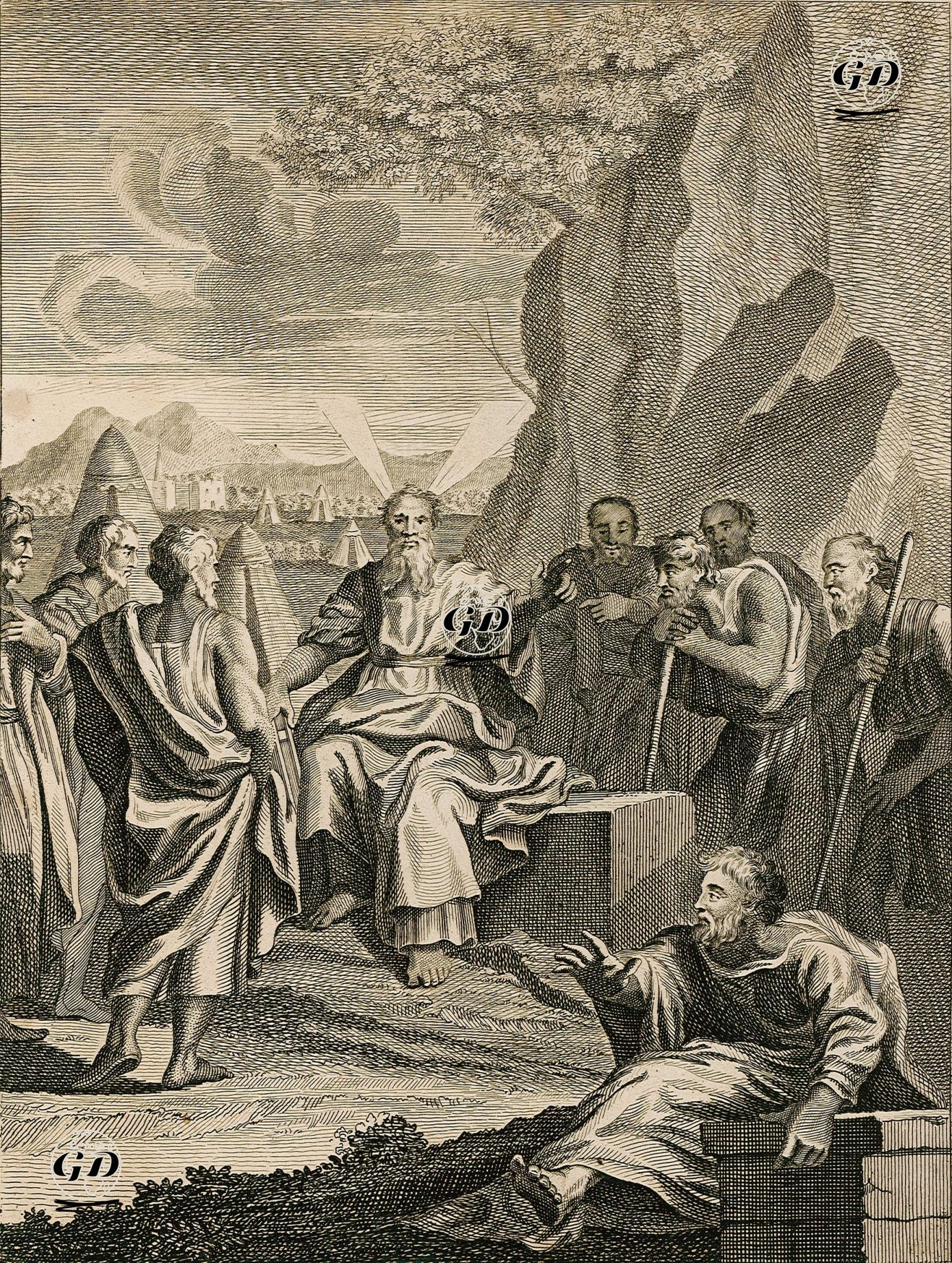 Musa Peygamberin, Mısır'dan Çıkış'ın Kırkıncı Yılında Moab Diyarında Kavmine Seslenmesi, Deuteronomy (Yasa-Tesniye), Chapter (Bölüm) 1. Verse (Ayet) 3. - Charles Mosley (1720-1770 - 1747