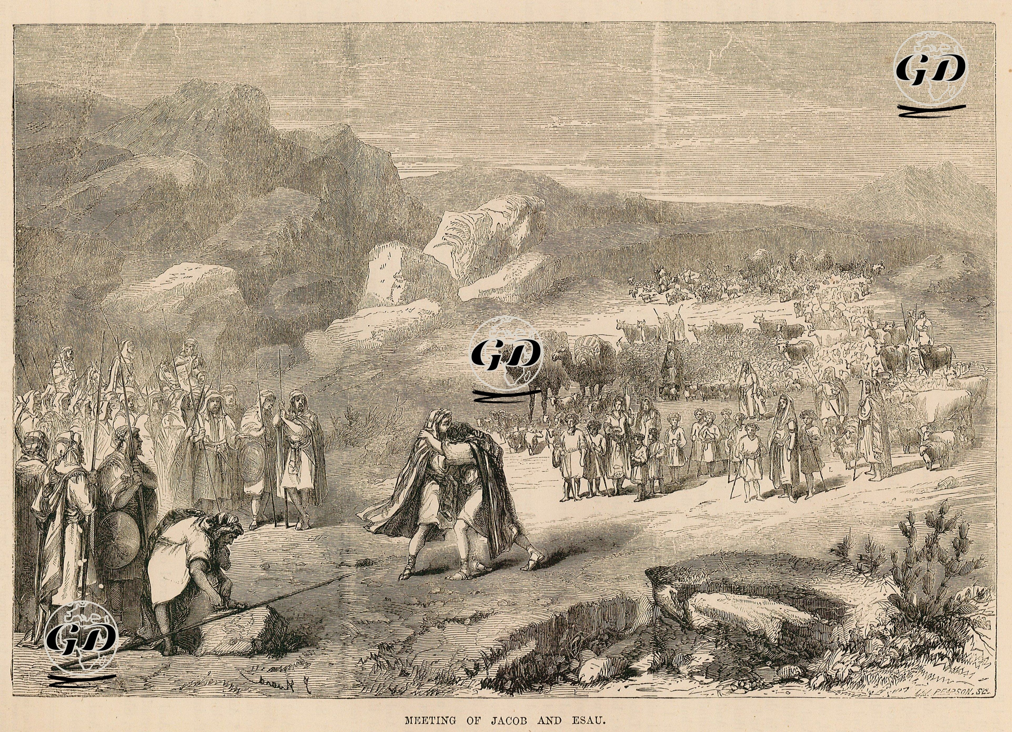 Hazreti Yakub İle Esav'ın Buluşması -  - 1860's
