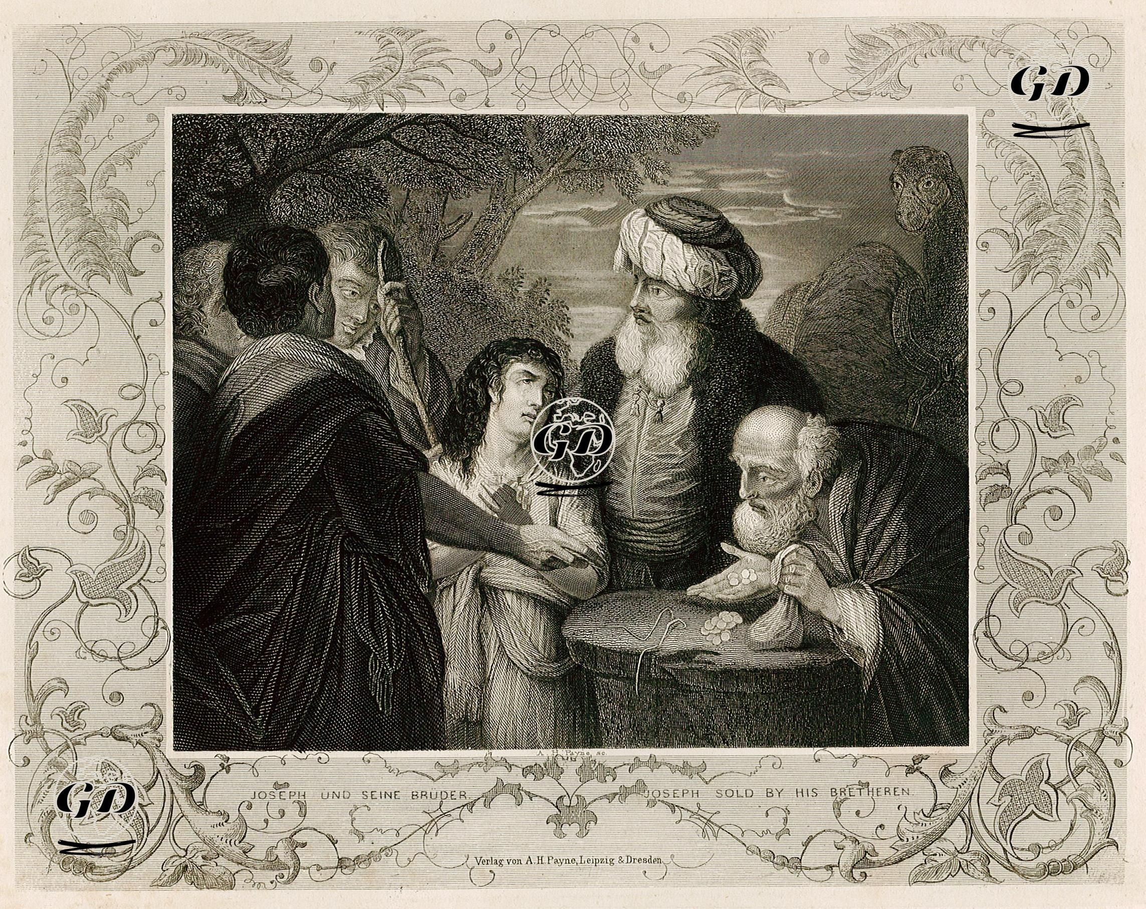 Joseph Sold By His Bretheren - Joseph Und Seine Brüder -  - 1850's