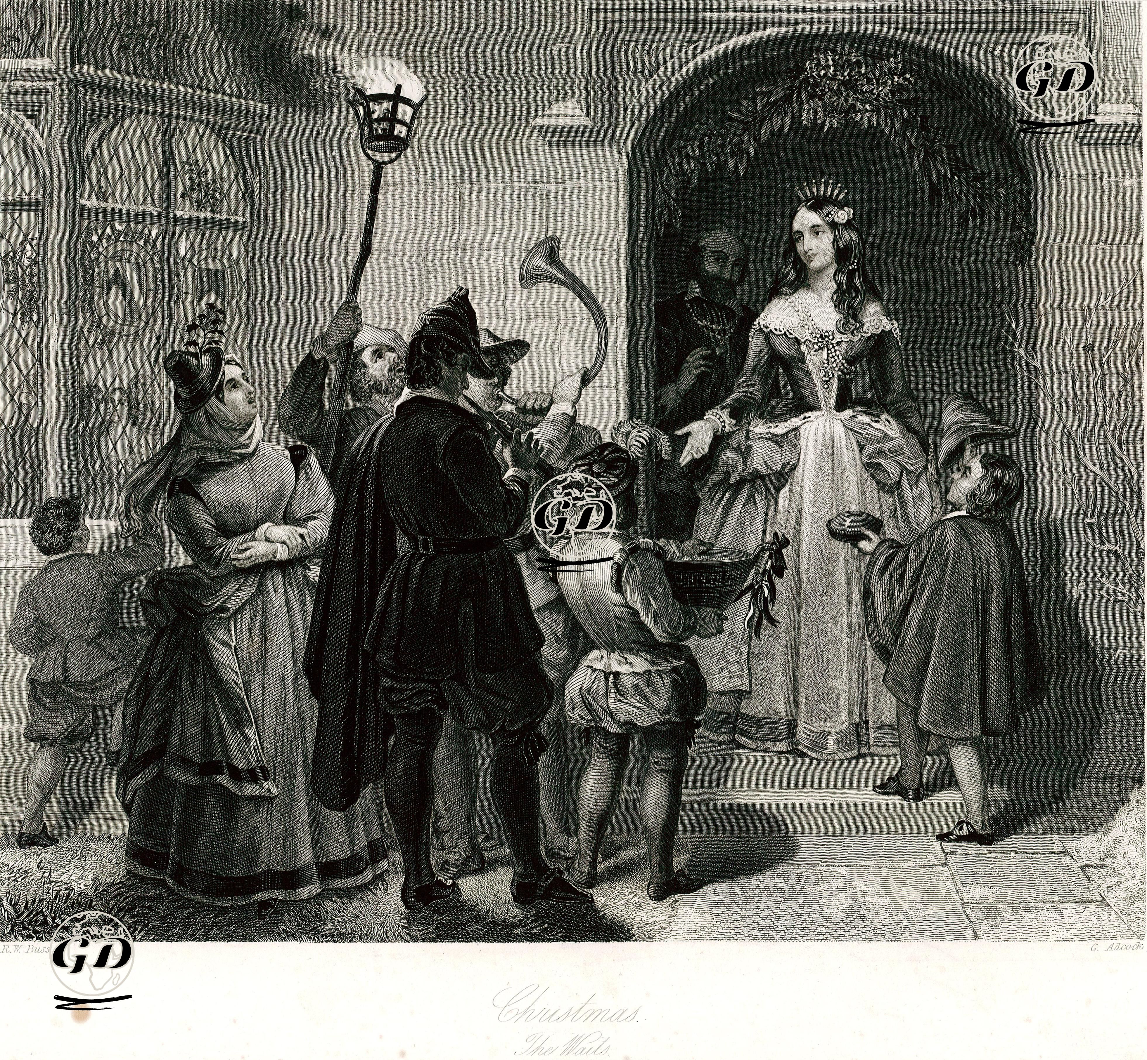 Christmas, The Wails - Robert William Buss (1804-1875) - 1840's-1850's