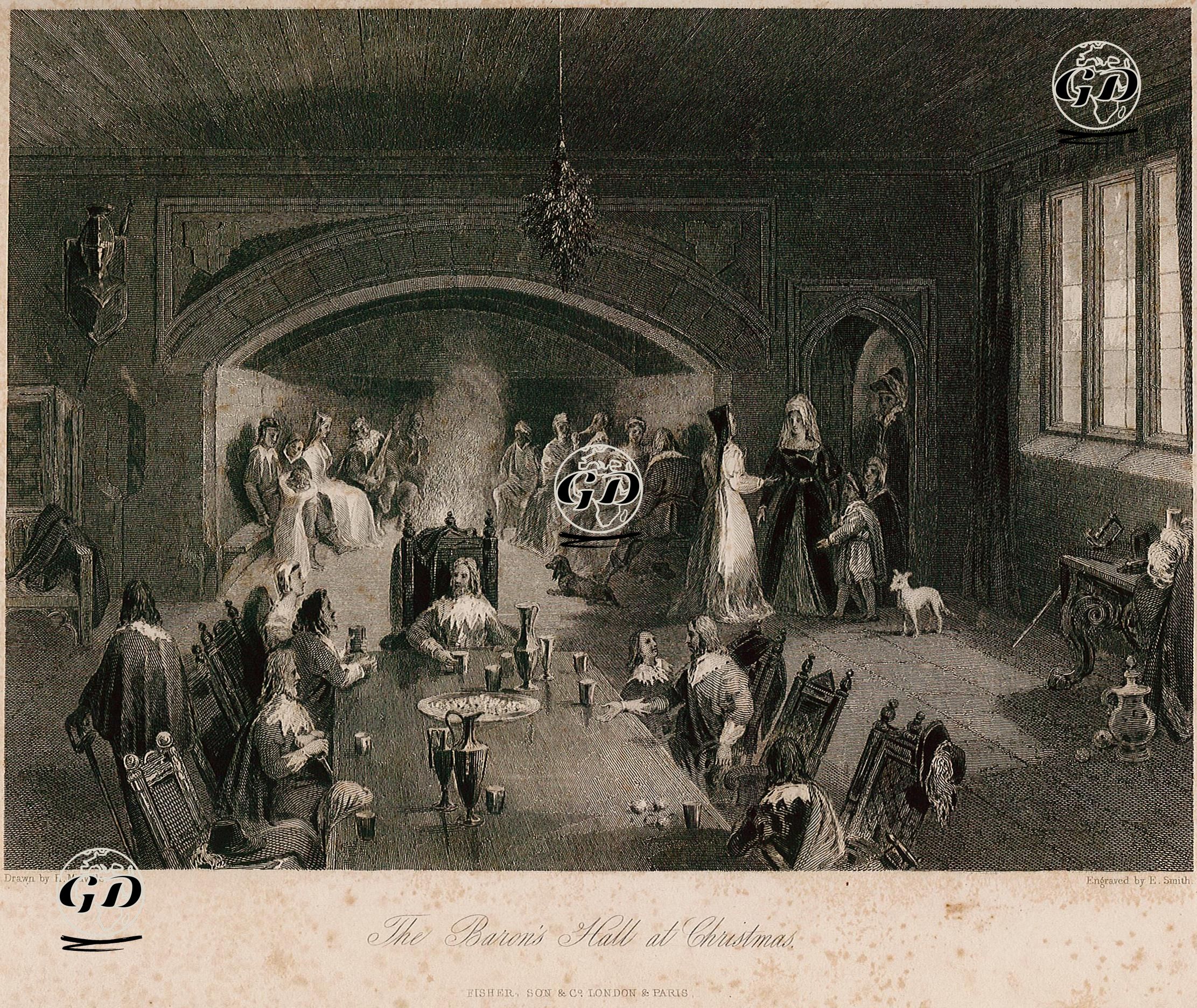 Yılbaşında Baronun Salonu - Henry Melville (1792-1870) - 1844