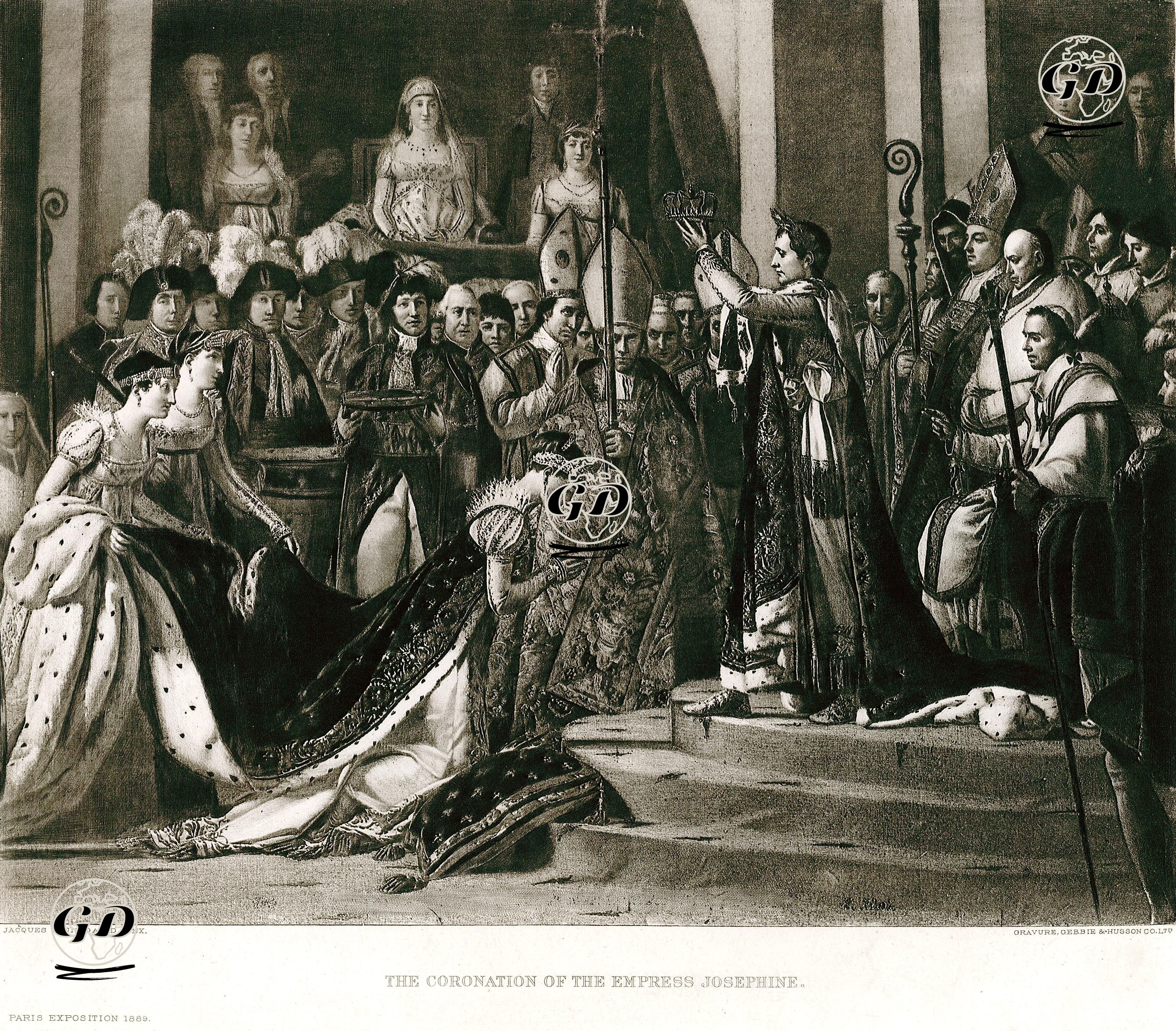 The Coronation Of The Empress Josephine - Jacques Louis David (1748-1825) - 1889