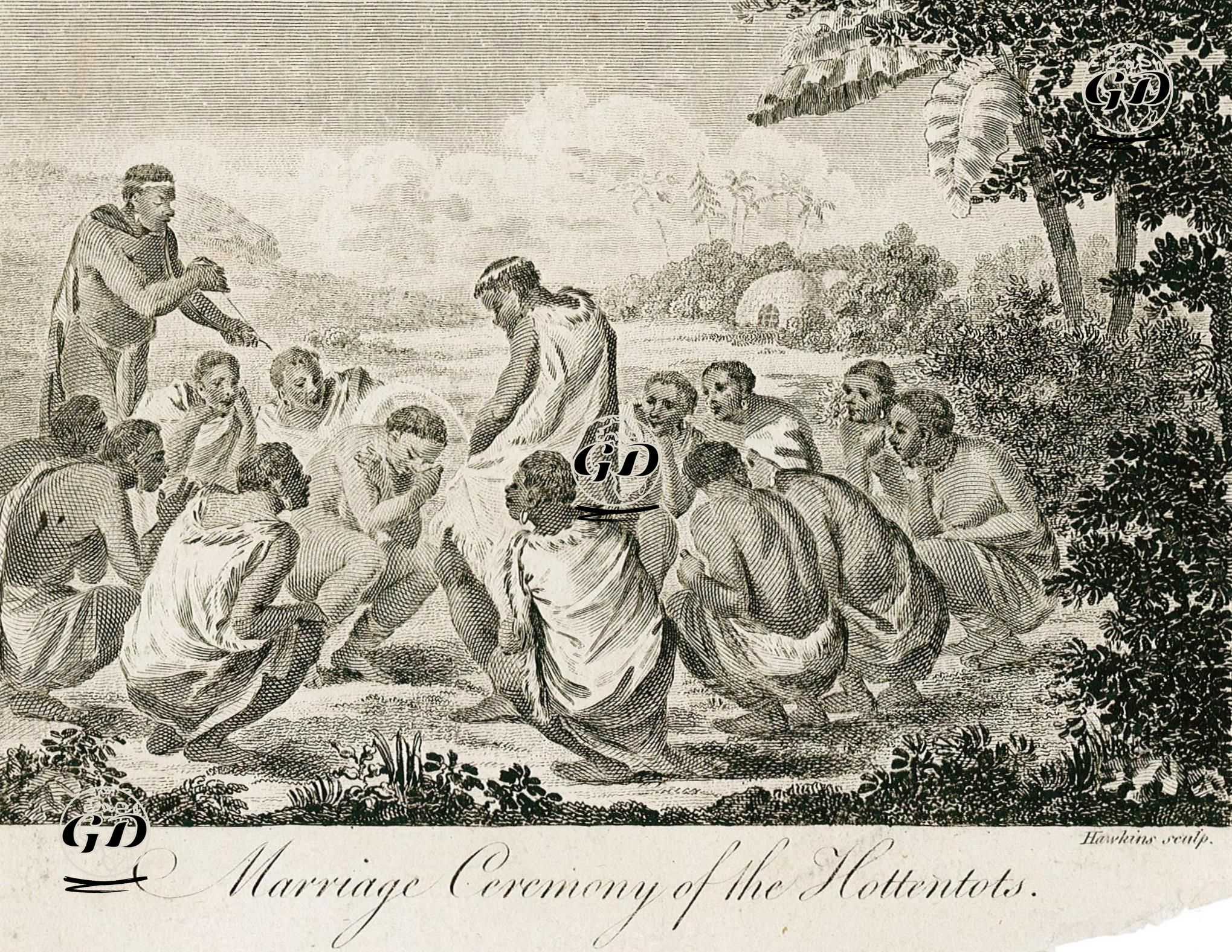 Marriage Ceremony Of The Hottentots -  - 1775