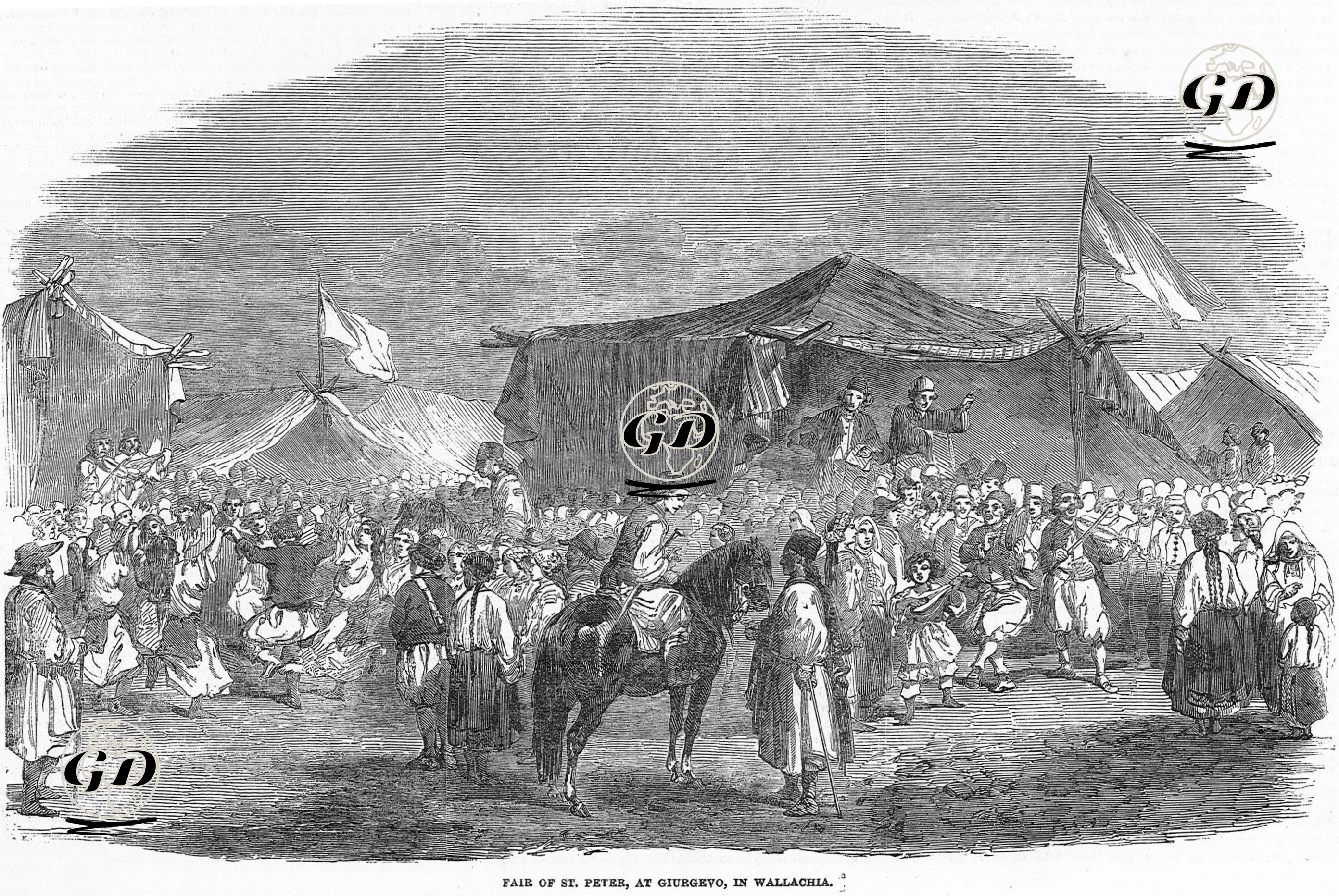 Fair Of St. Peter, At Giurgevo, in Wallachia  -  - 1853