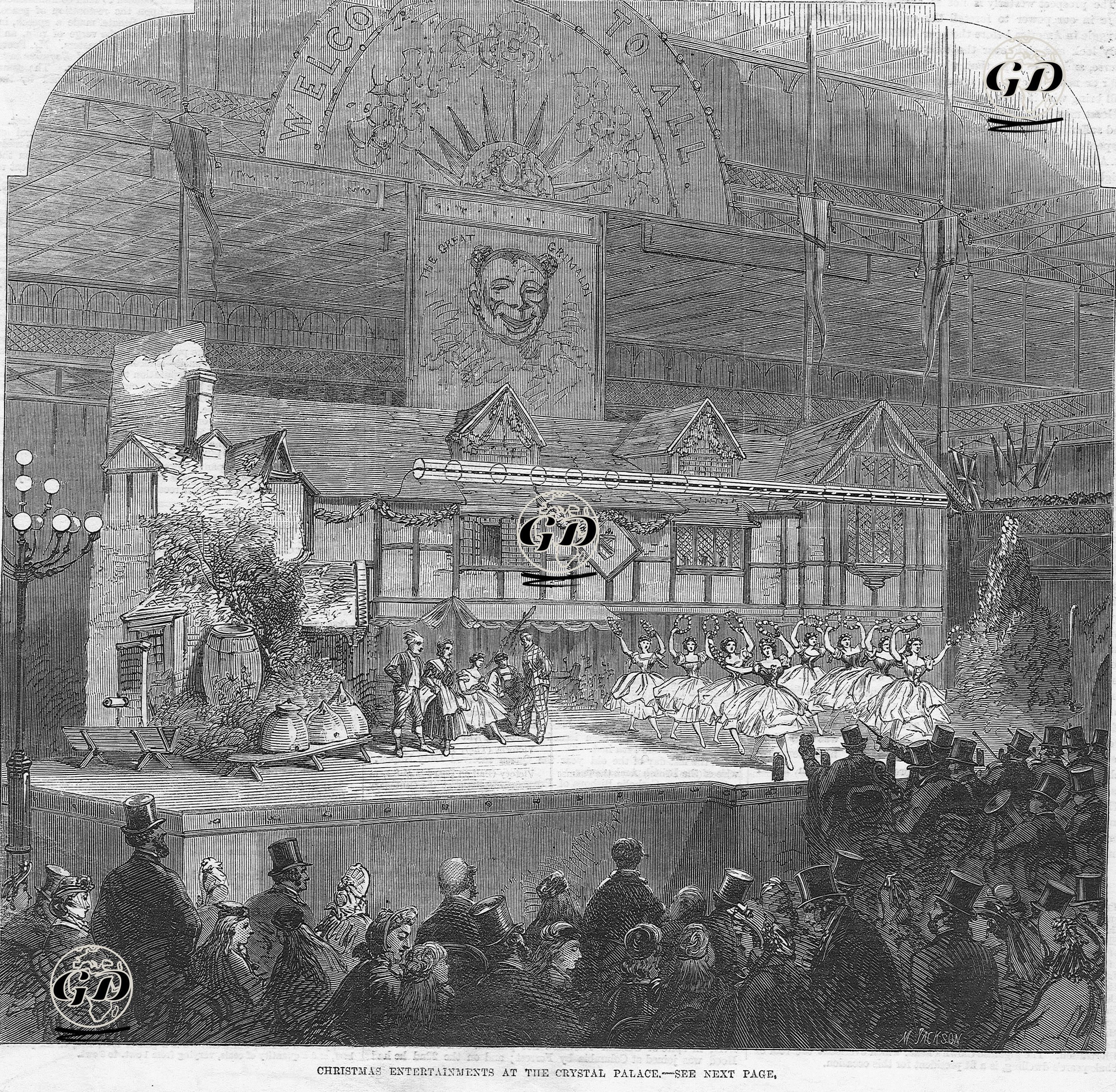 Crystal Palace'de Yılbaşı Eğlencesi -  - 1865