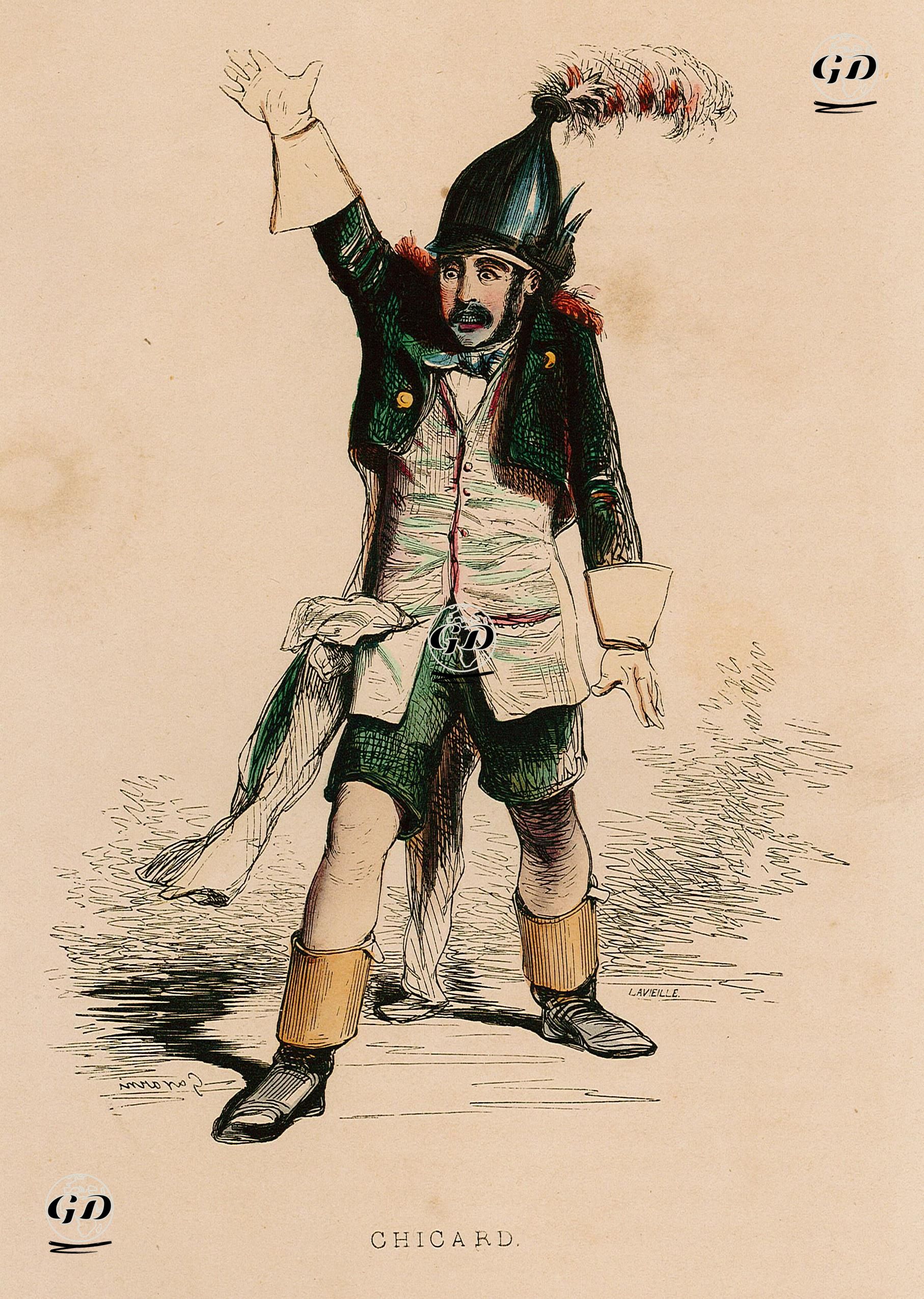 Ckicard - Paul Gavarni (1804-1866) - 1850's