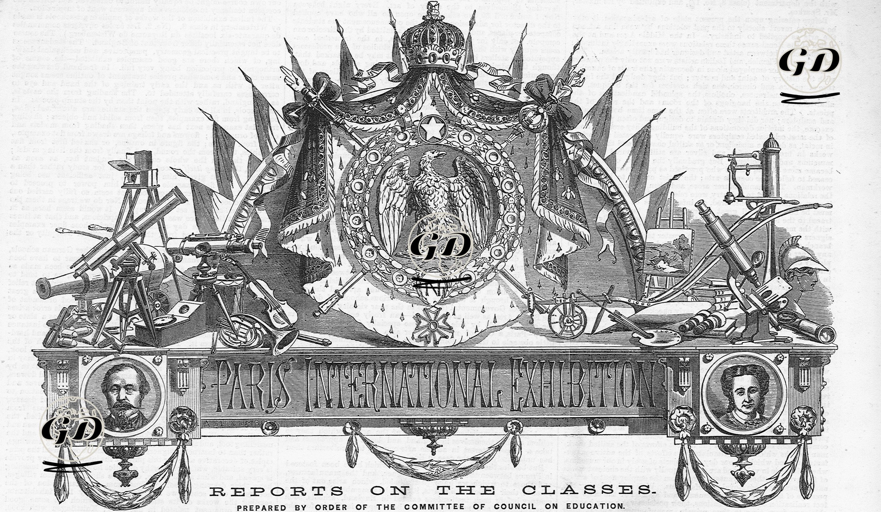 Paris international Exhibition  -  - 1867