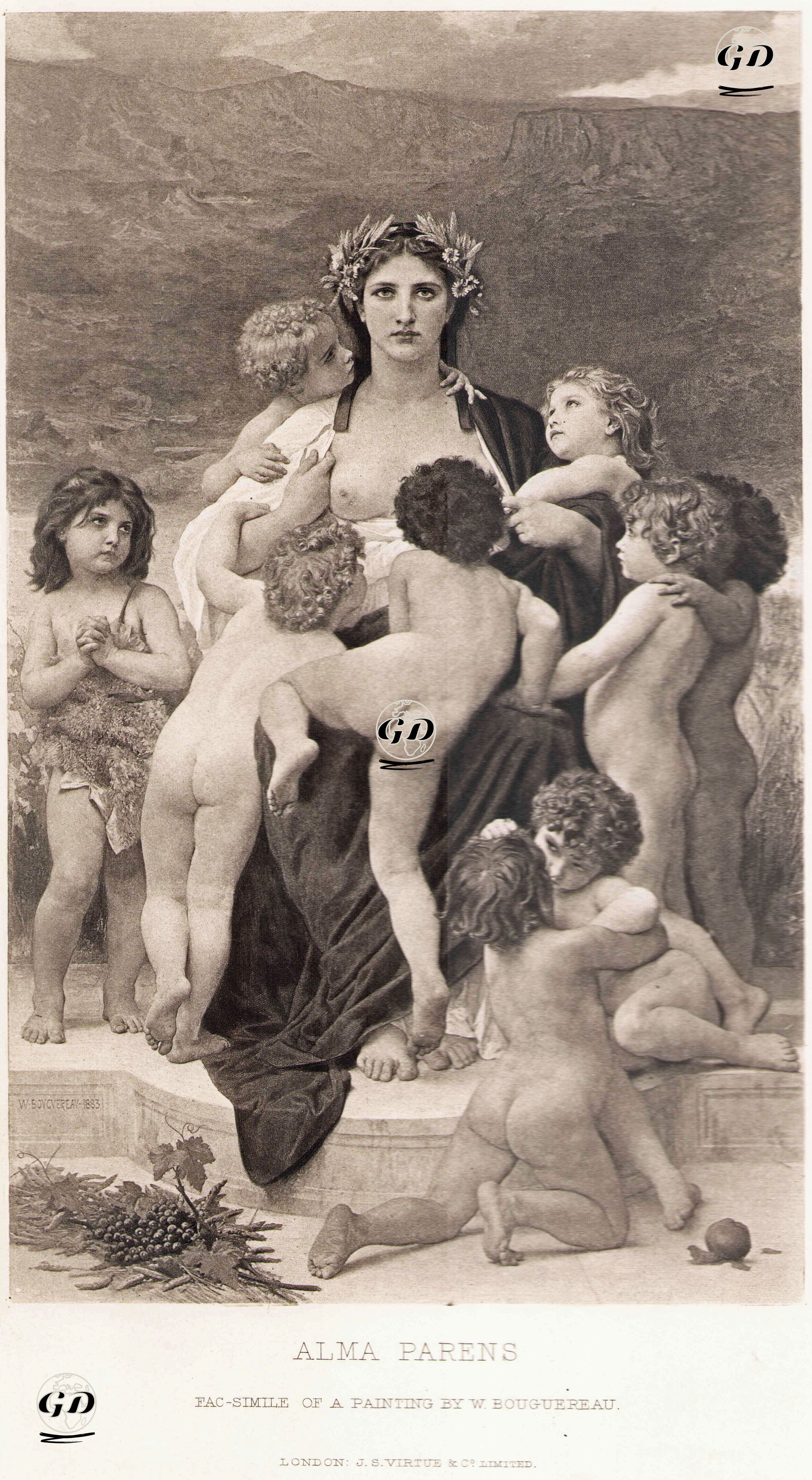 Anne Kucağı - William Adolphe Bouguereau (1825-1905) - 1883