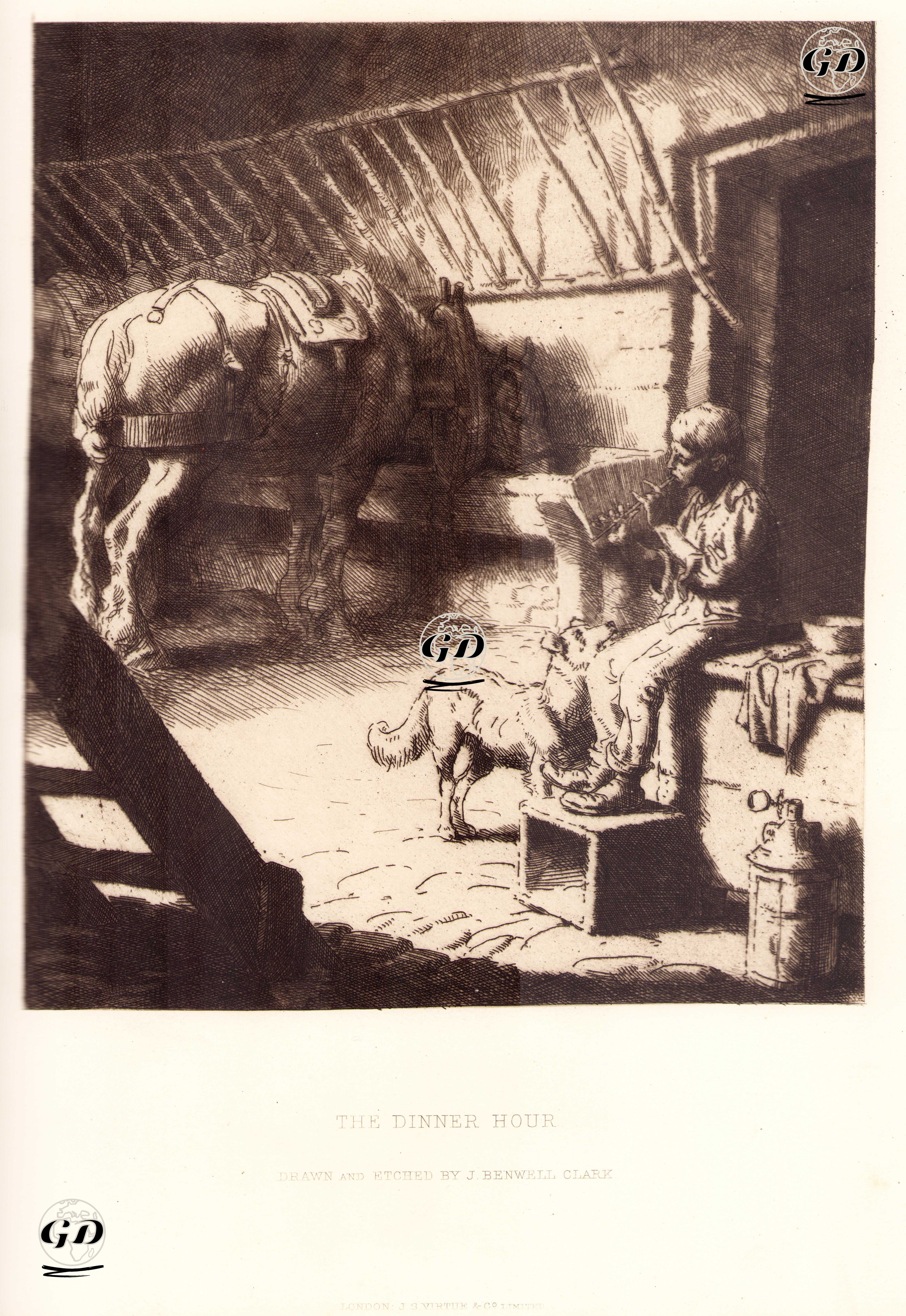 Yemek Vakti - Joseph Benwell Clark (1857-1938) - 1884