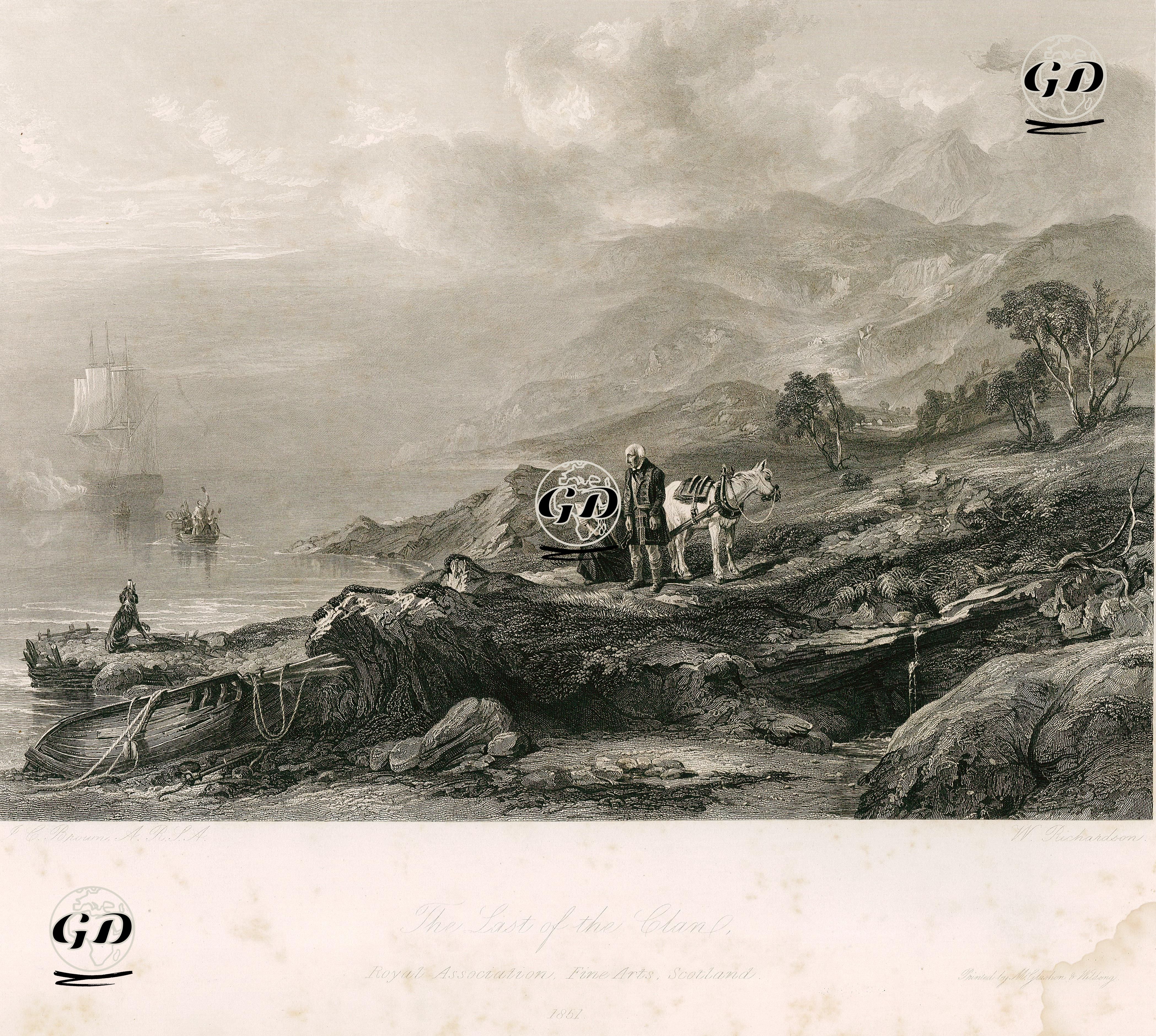 İskoç Klanının Son Üyesi - John Crawford Brown (1805-1867) - 1851