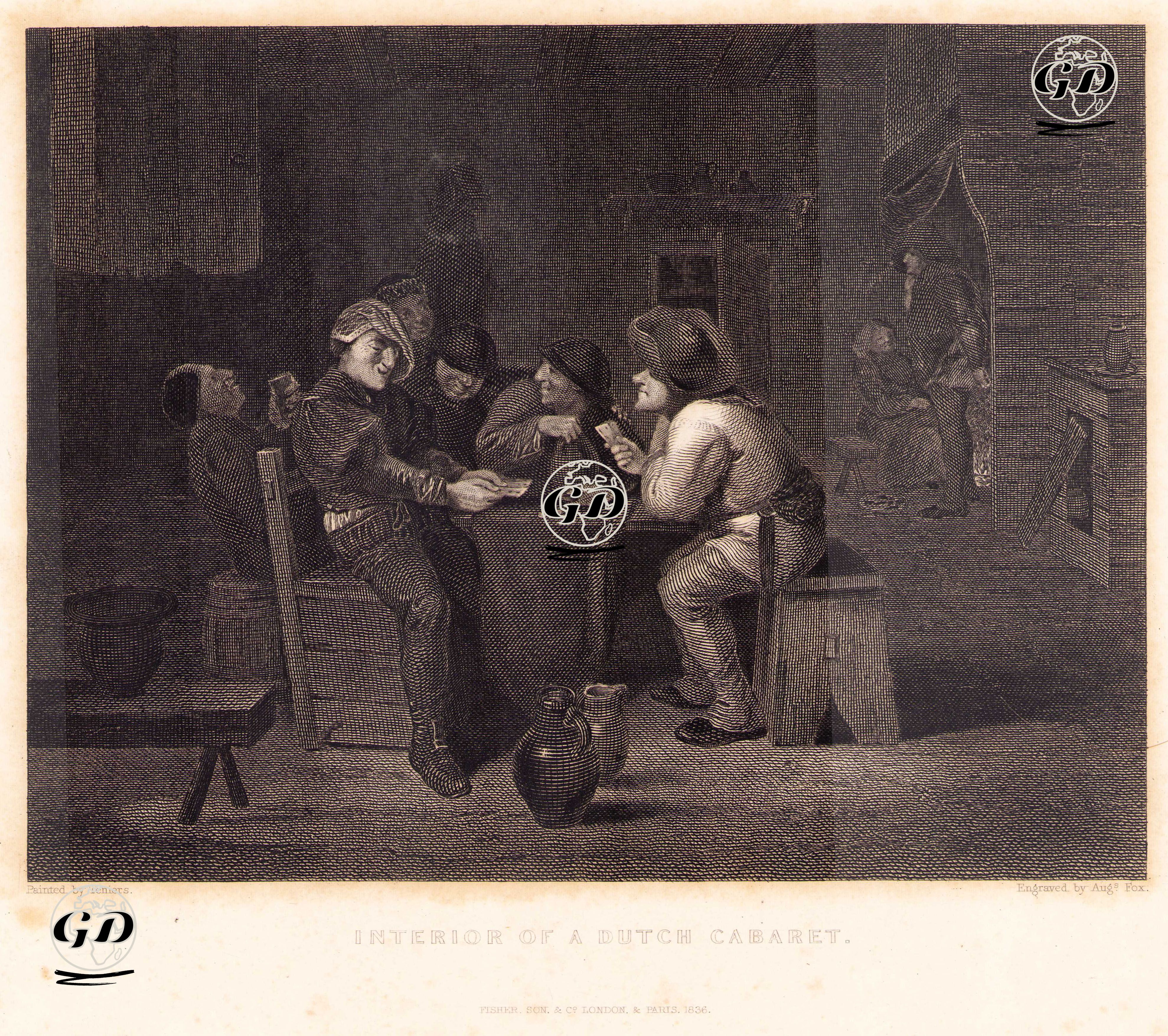 Hollanda'da Bir Meyhanenin İçi - David Teniers (1610-1690) - 1836