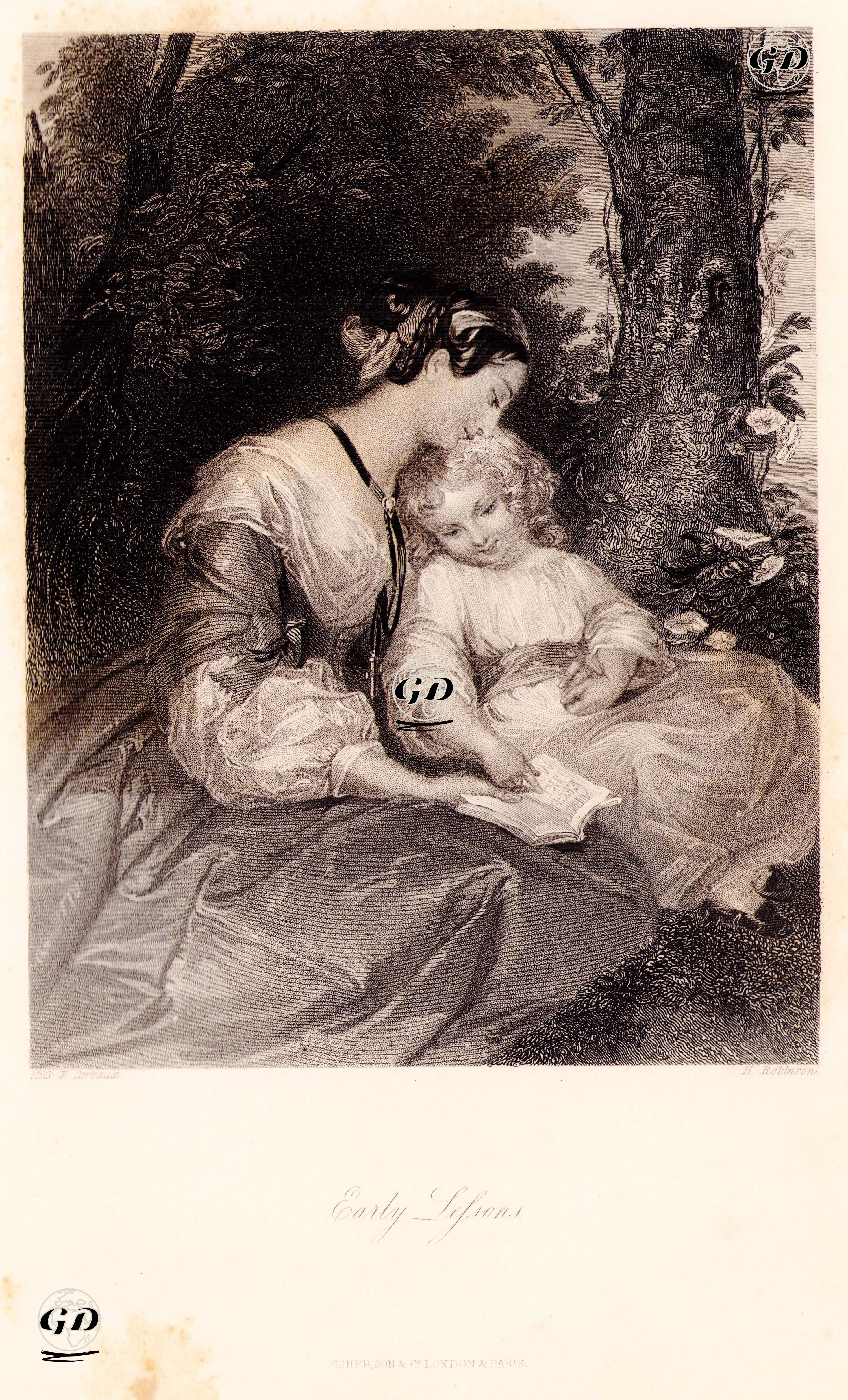 İlk Dersler - Fanny Corbaux (1812-1883) - 1848