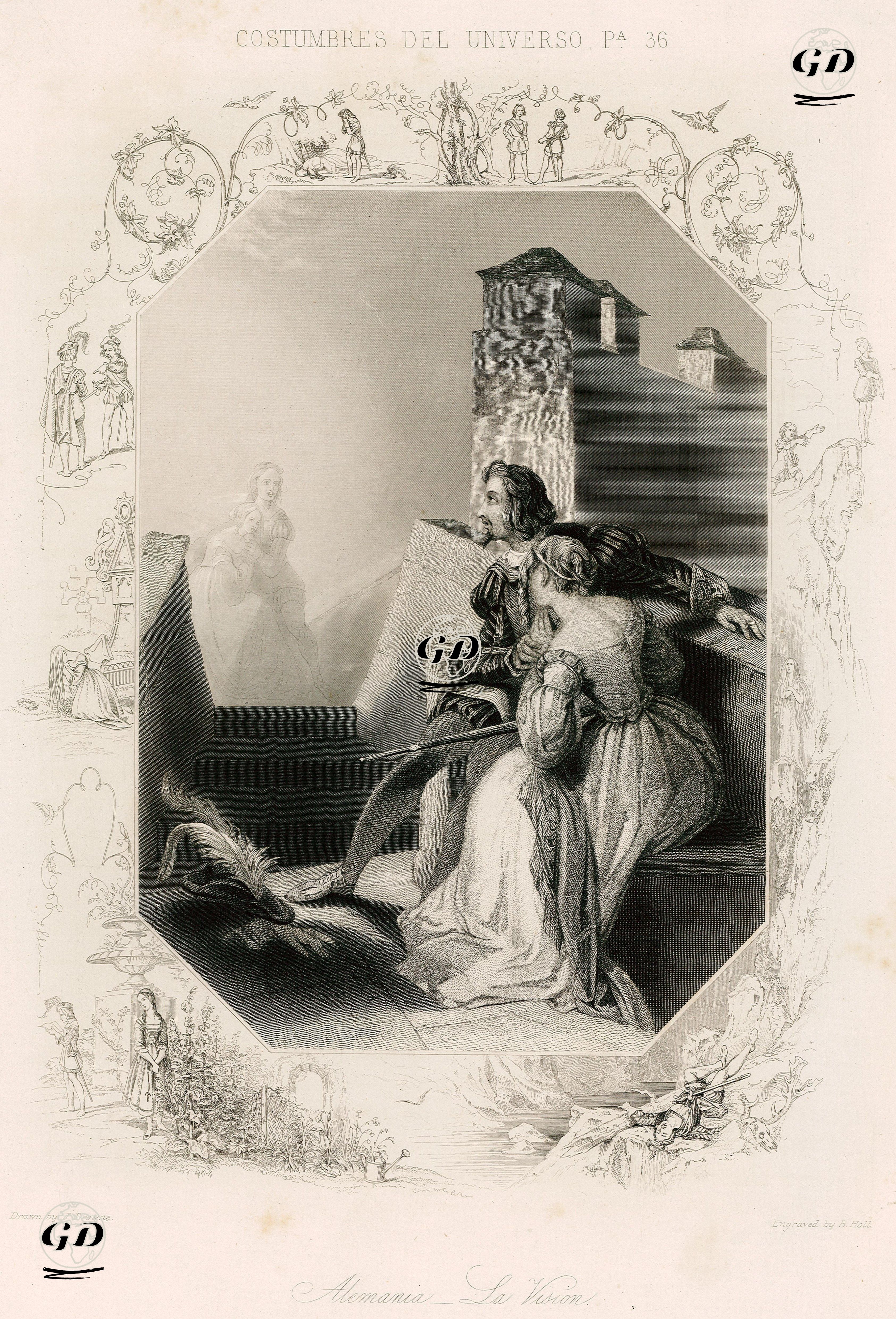 Alemania-La Vision - John Browne (1742-1801) - 1865