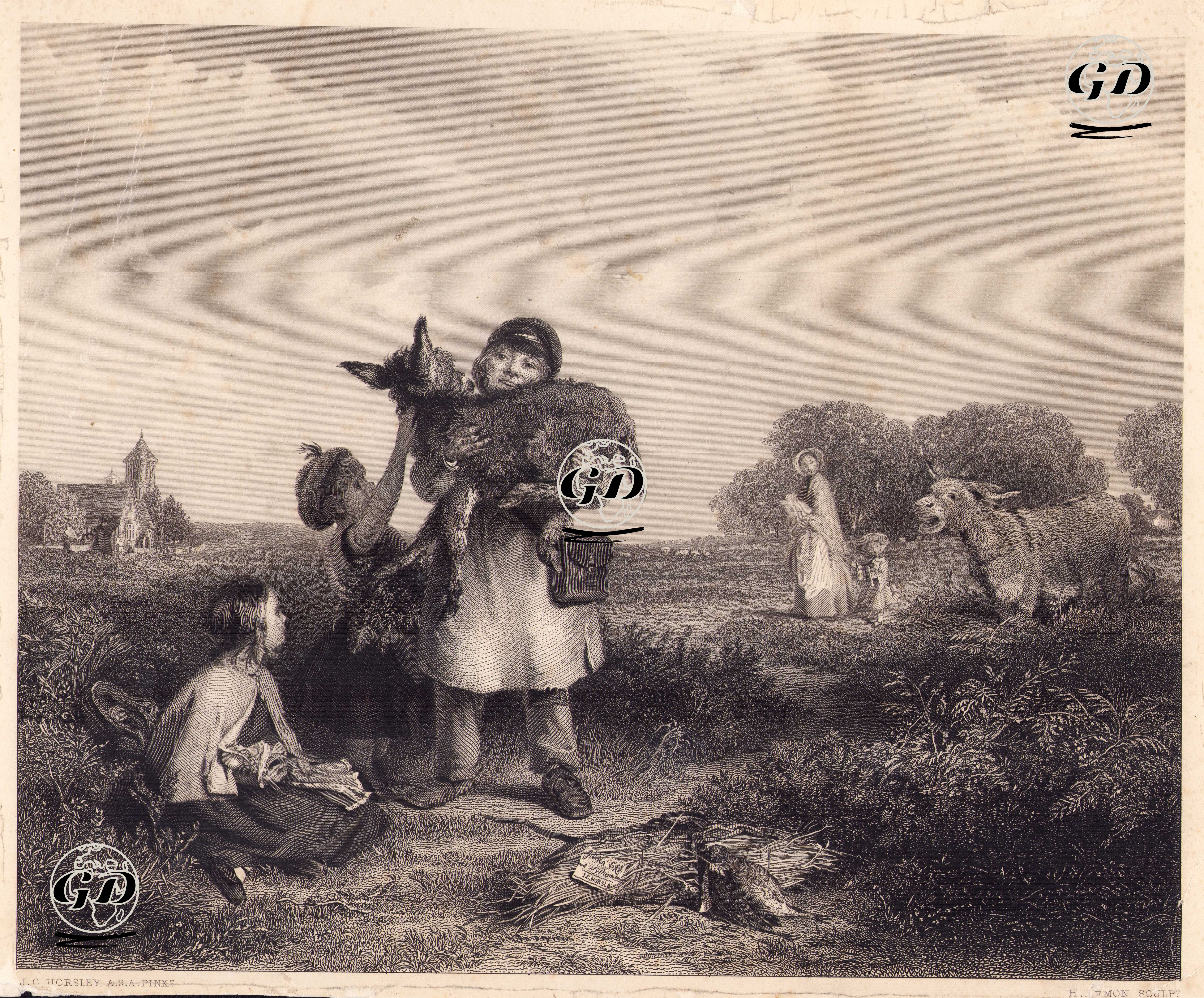 The Pet Of The Common - John Callcott Horsley (1817-1903) - 1863