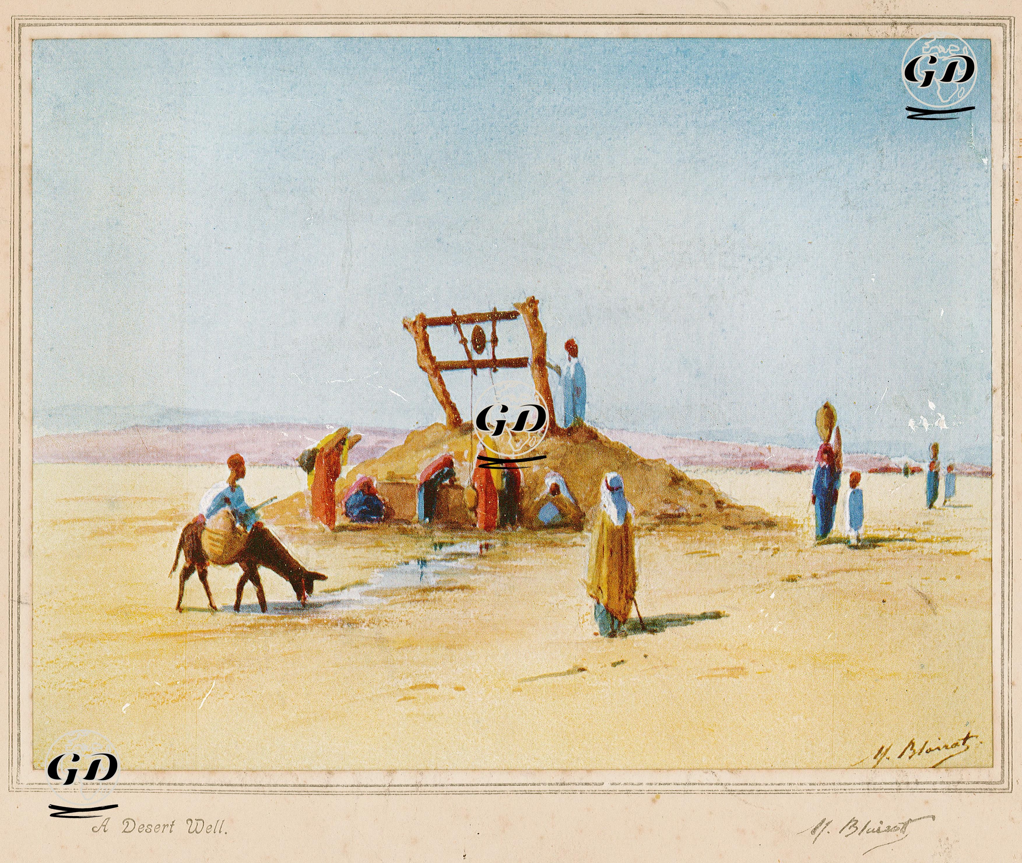 A Desert Well - Marcel Blairat (1849-1891) - 1920's