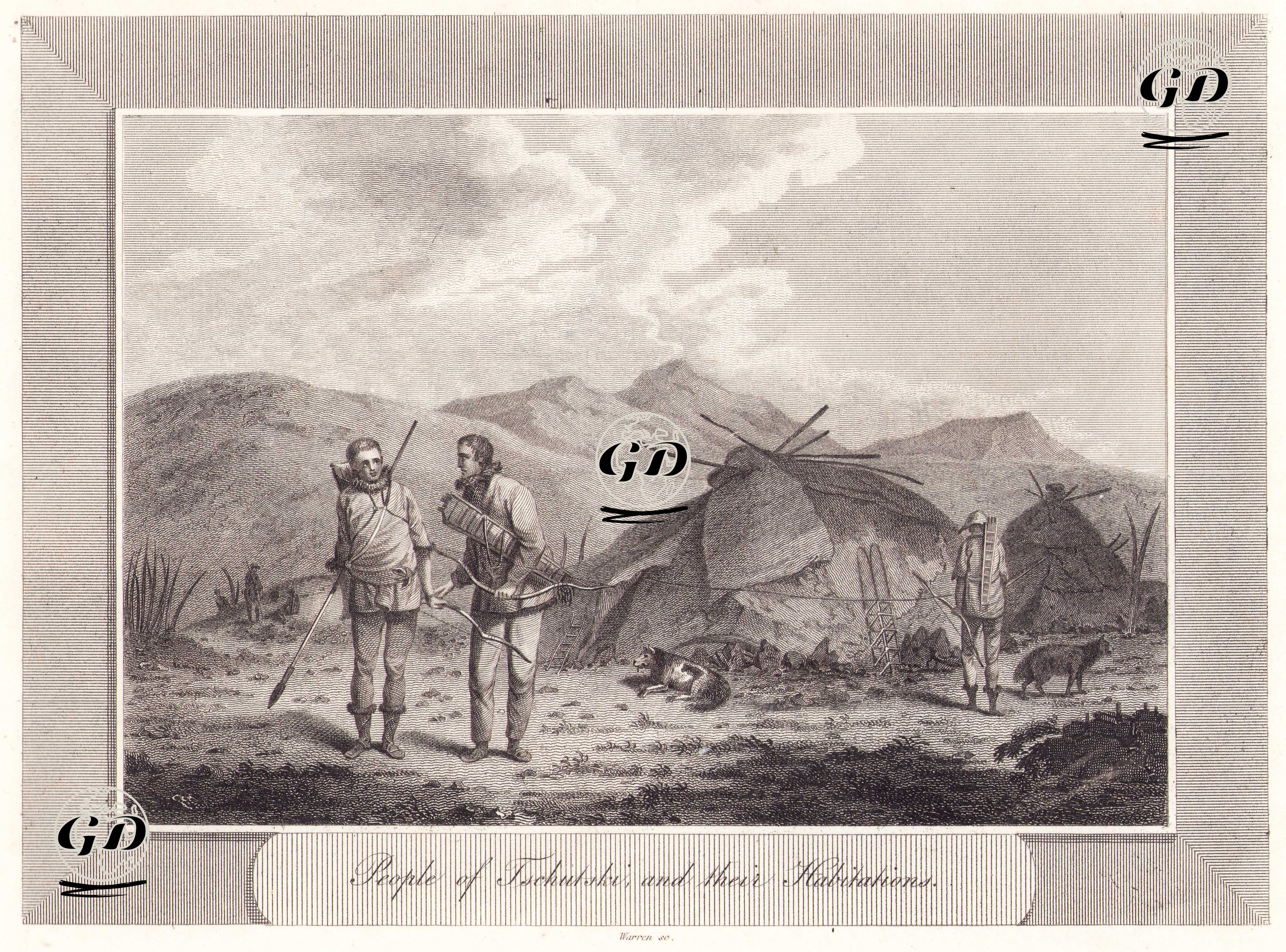 People Of Tschuktschi And Their Habitations -  - 1806