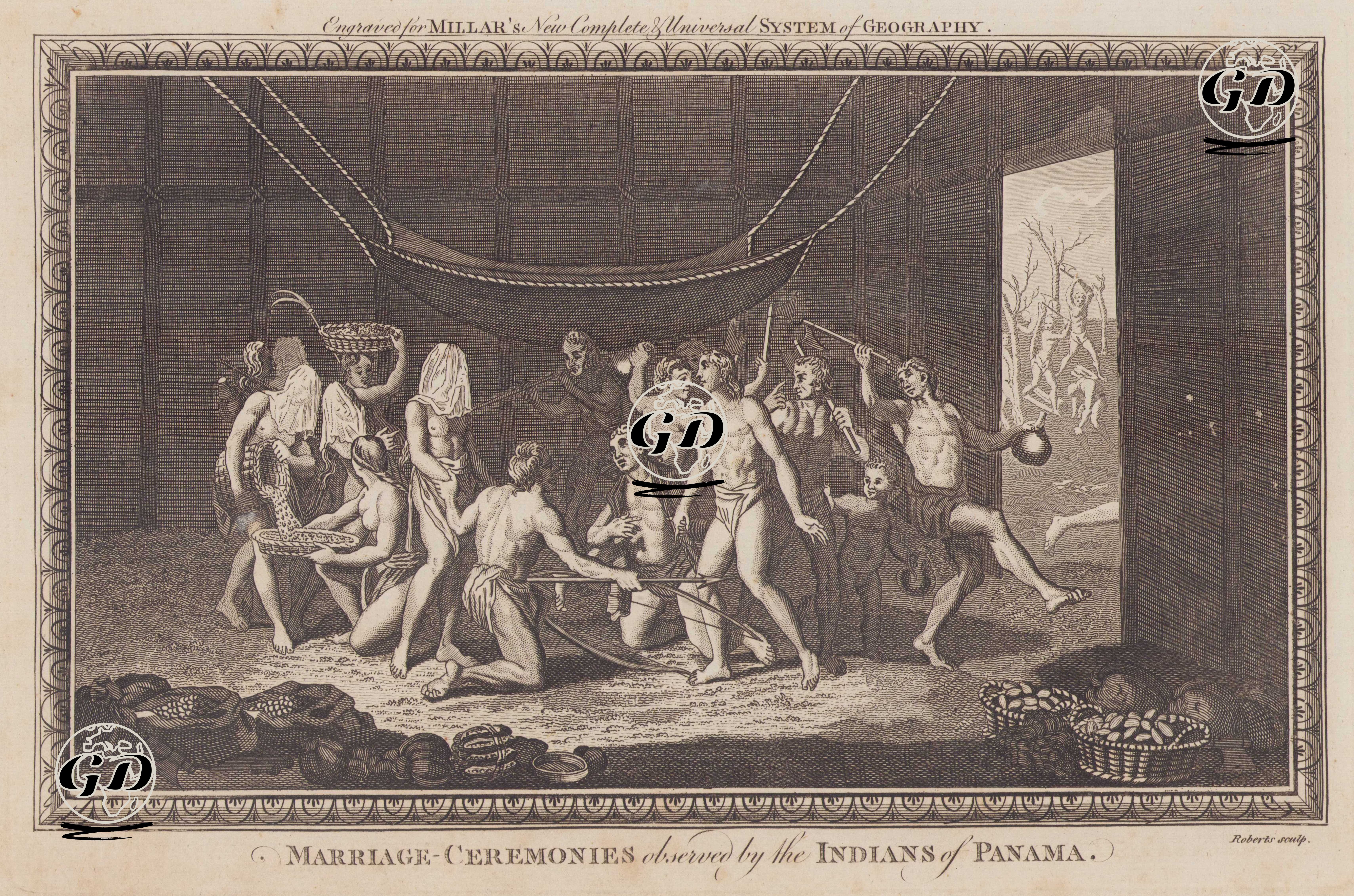 Panama Yerlilerinin Evlenme Törenleri -  - 1783
