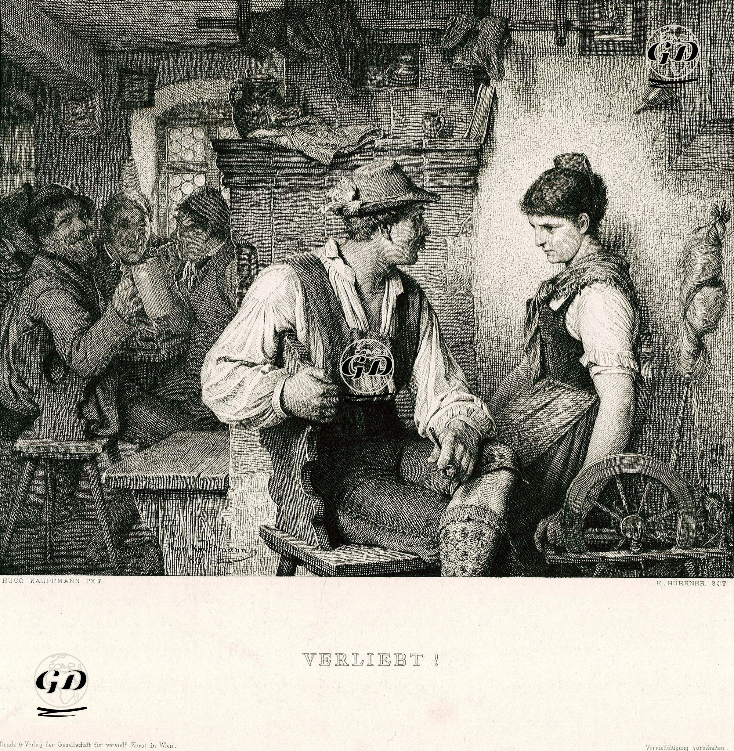 Aşk! - Hugo Kauffmann (1844-1915) - 1881