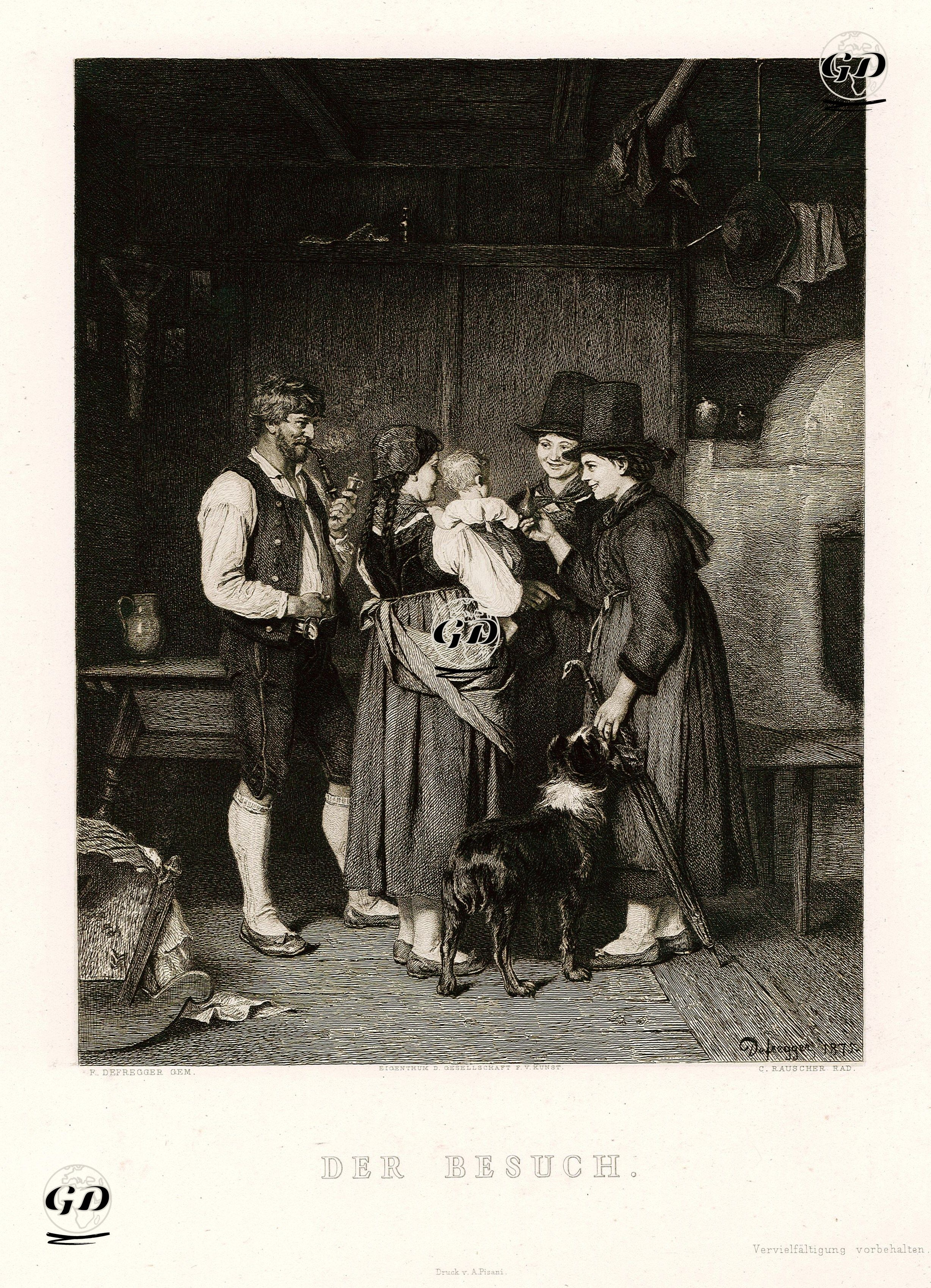  Ziyaret - Franz Von Defregger (1835-1921) - 1876