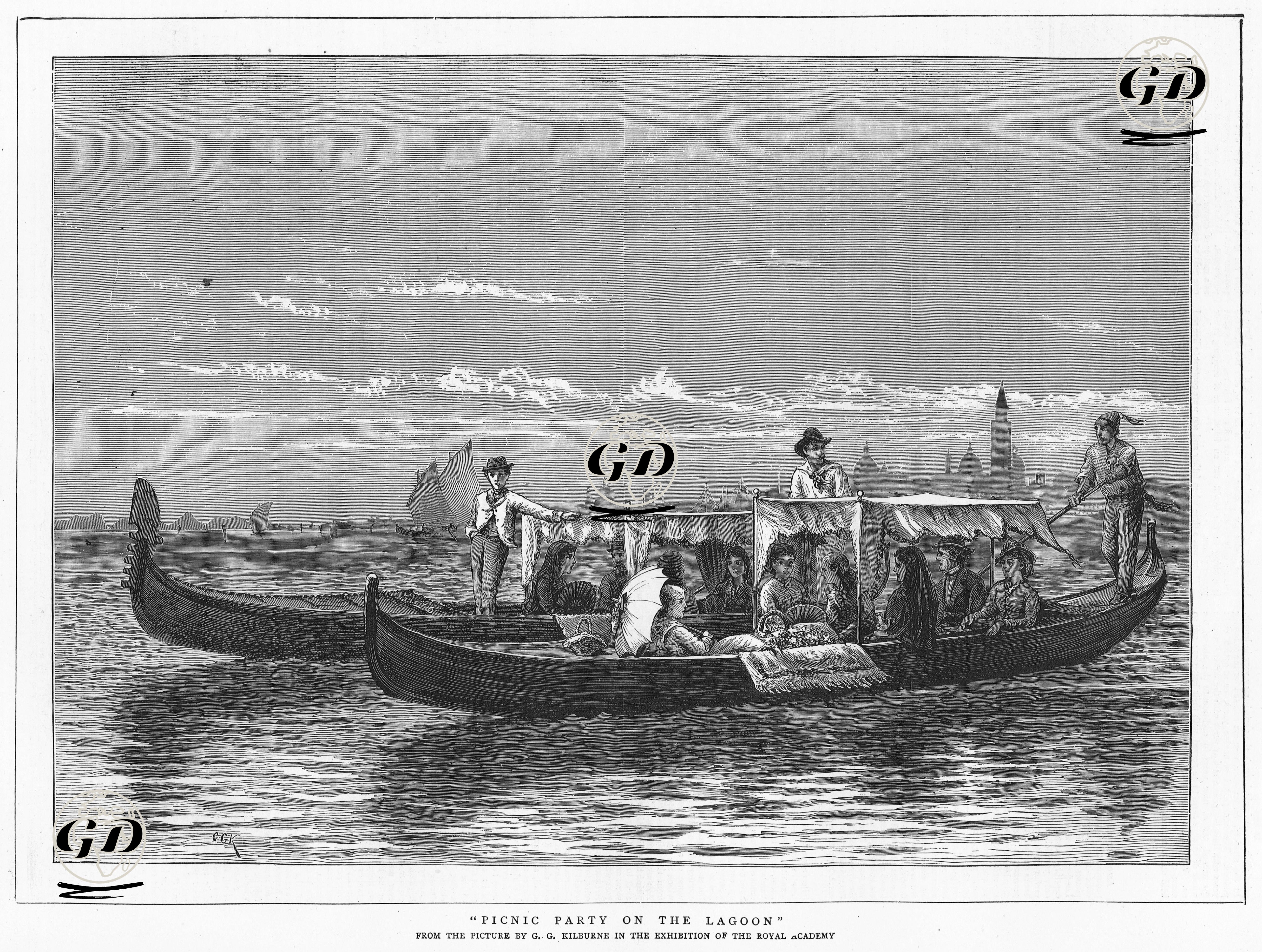 Gölde Piknik - George Goodwin Kilburne (1839-1924) - 1877