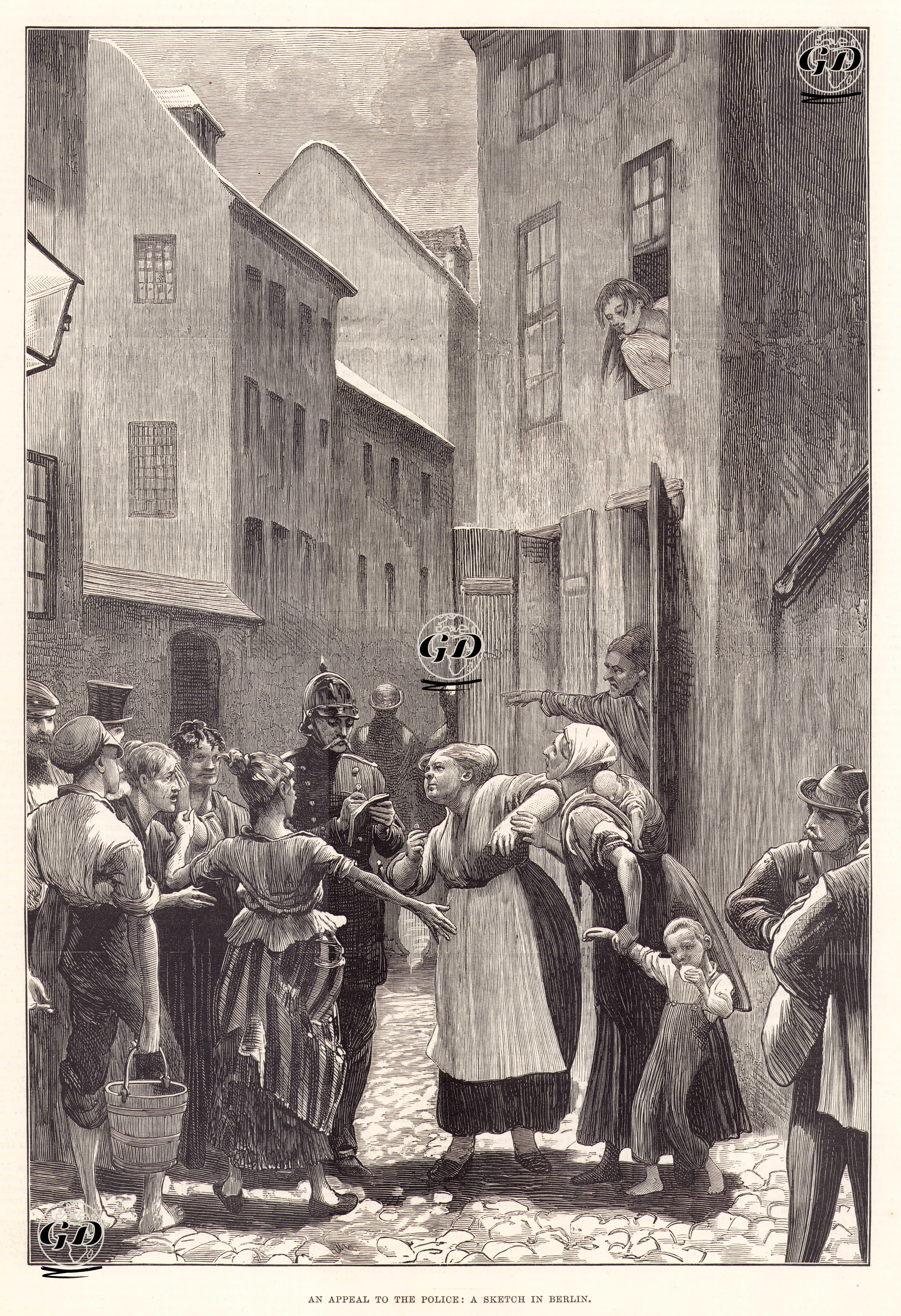 Berlin'de Polise Şikayet -  - 1878