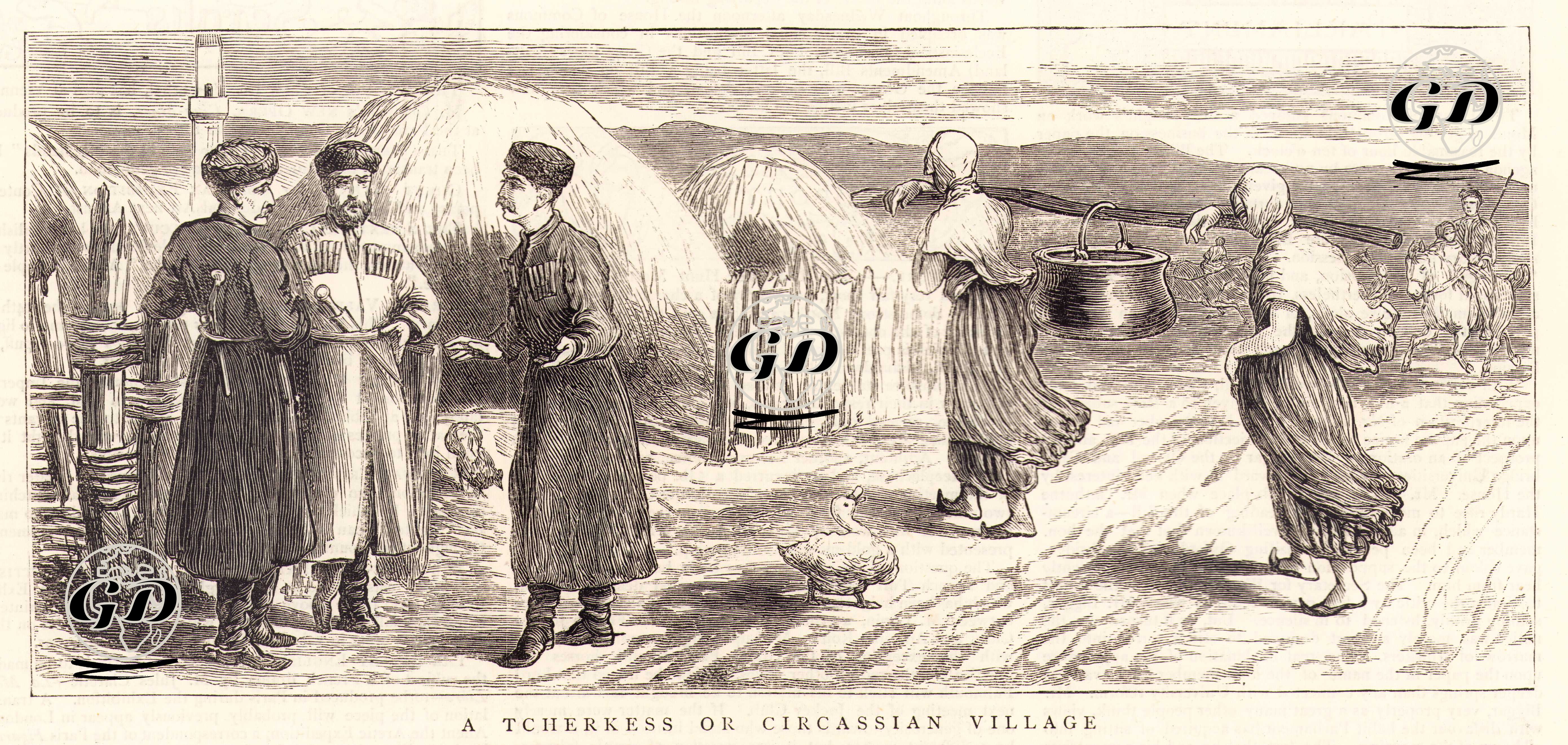 Bir Çerkez Köyü -  - 1877