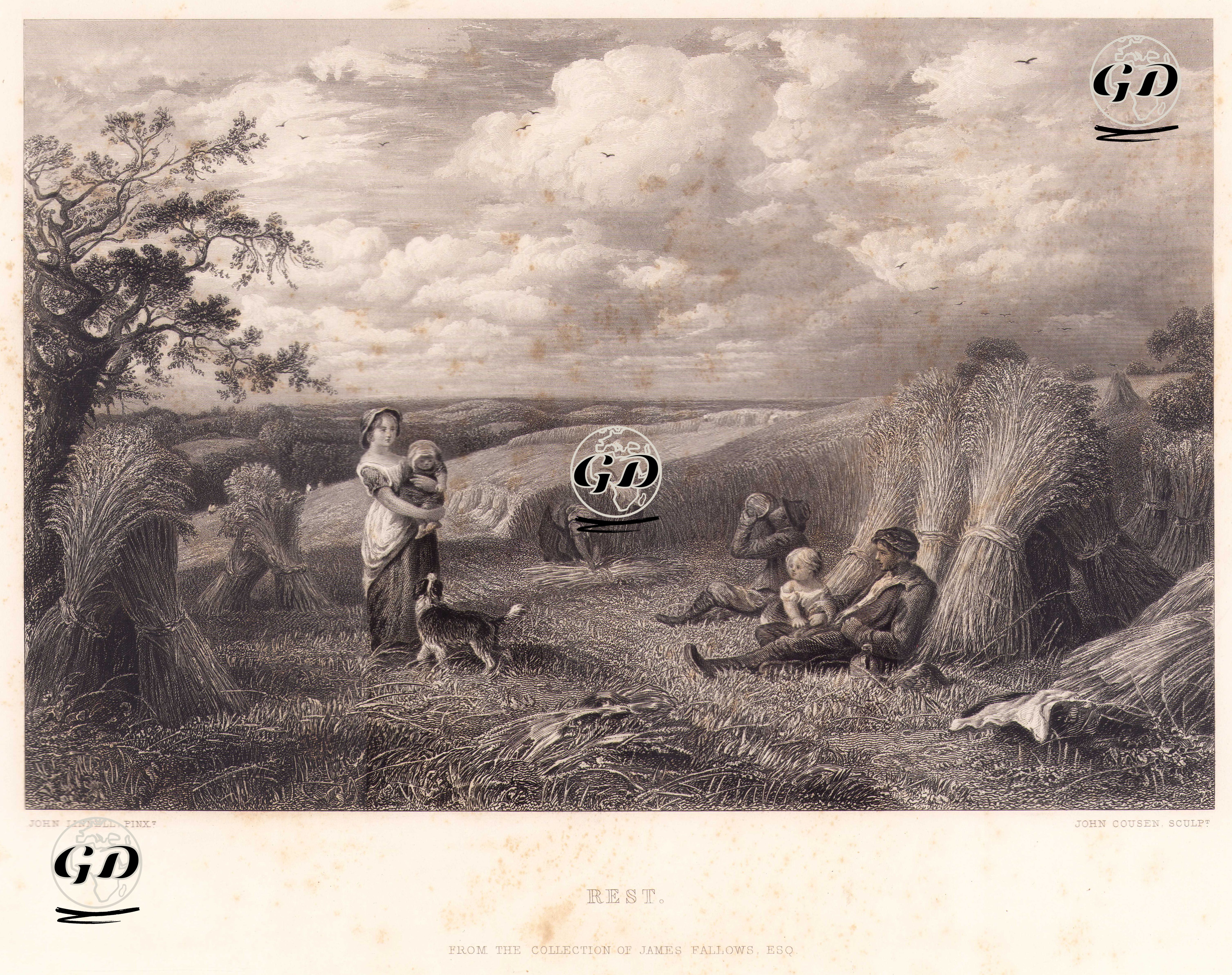Rest - John Linnell (1792-1882) - 1862