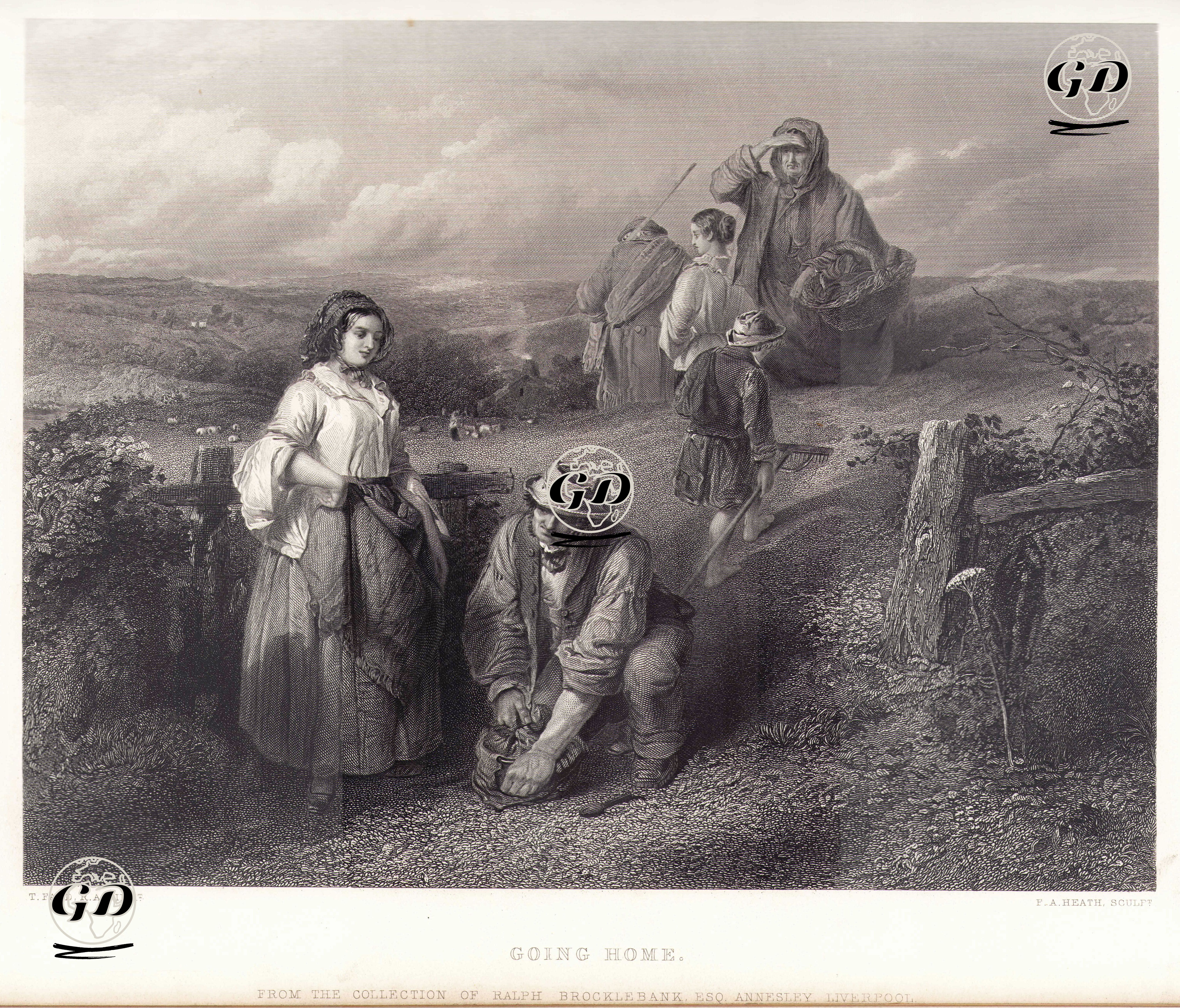 Going Home - Thomas Faed (1826-1900) - 1868