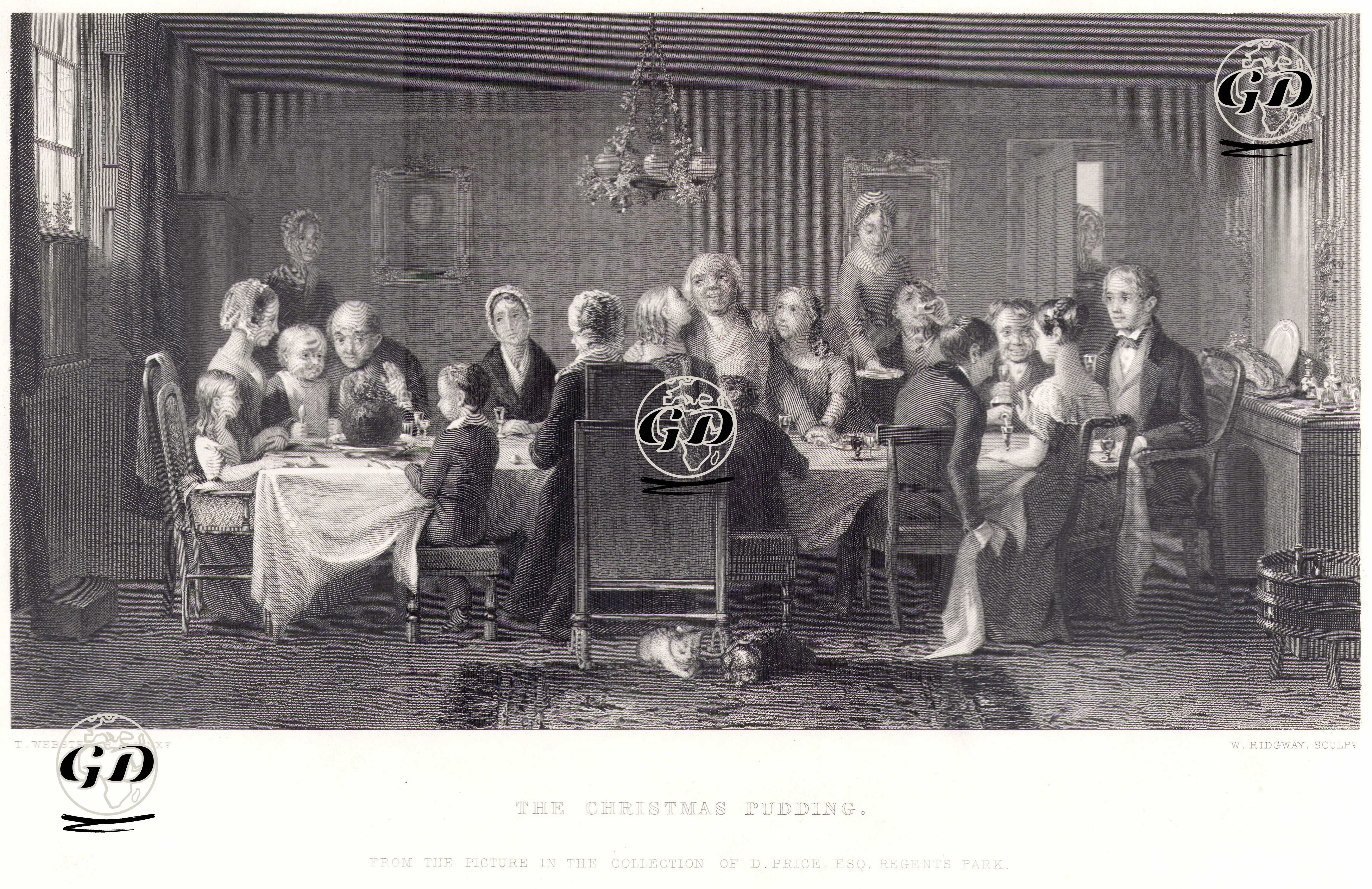 Yılbaşı Pudingi - Thomas Webster (1800-1886) - 1868