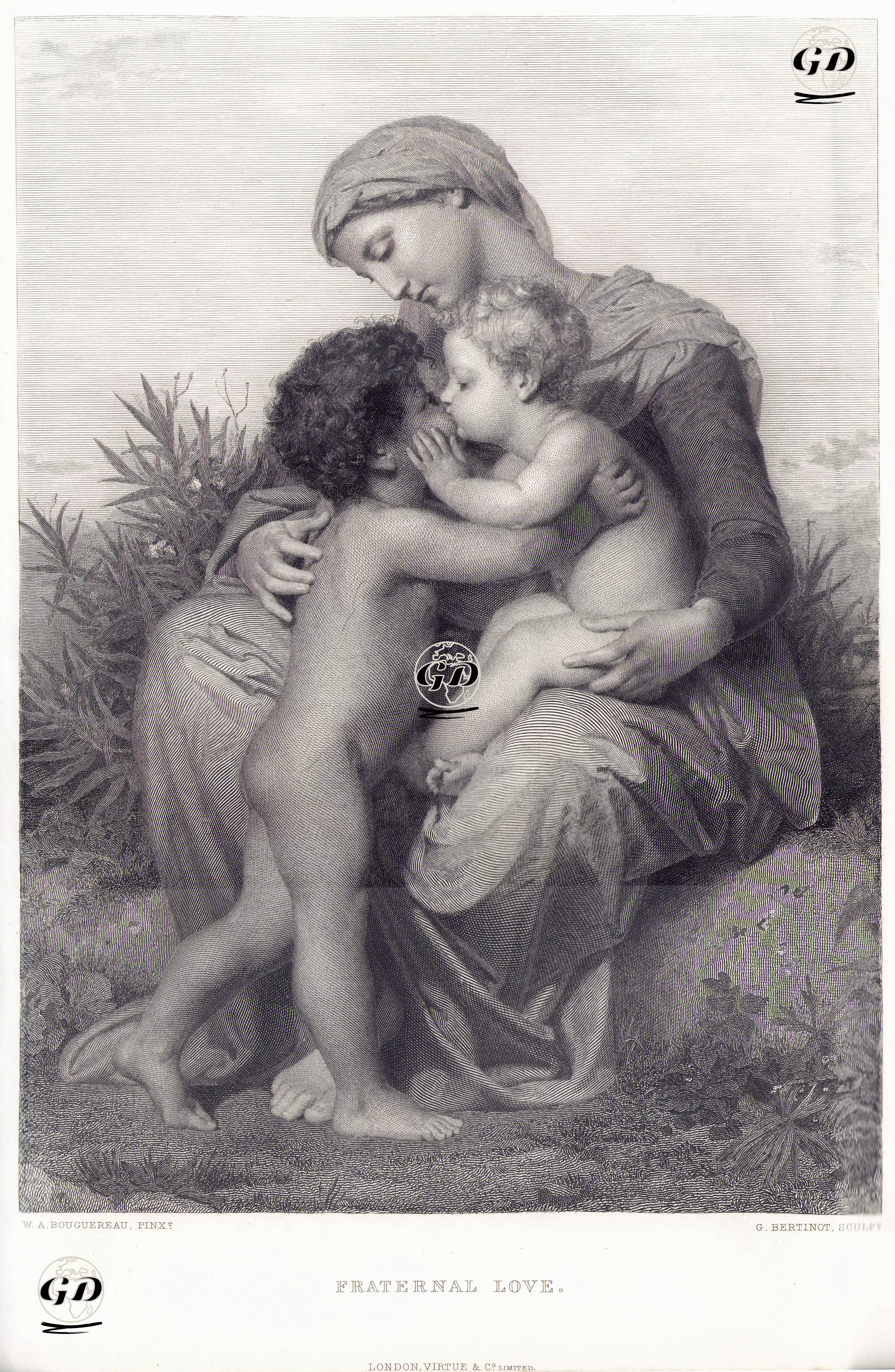 Kardeş Sevgisi - William Adolphe Bouguereau (1825-1905) - 1876