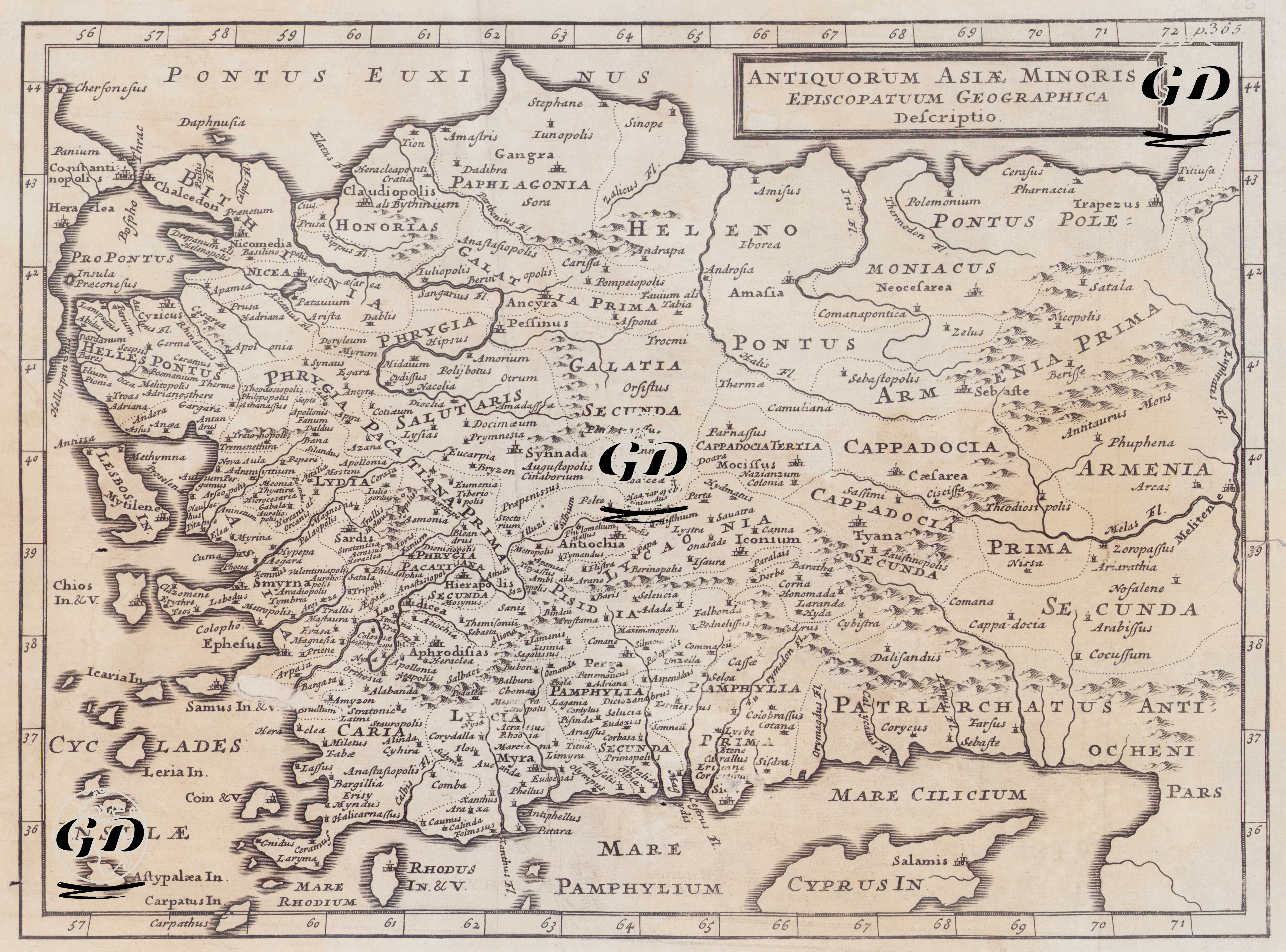 Antiquorum Asiae Minoris Episcopatuum Geographica Descriptio -  - 1724