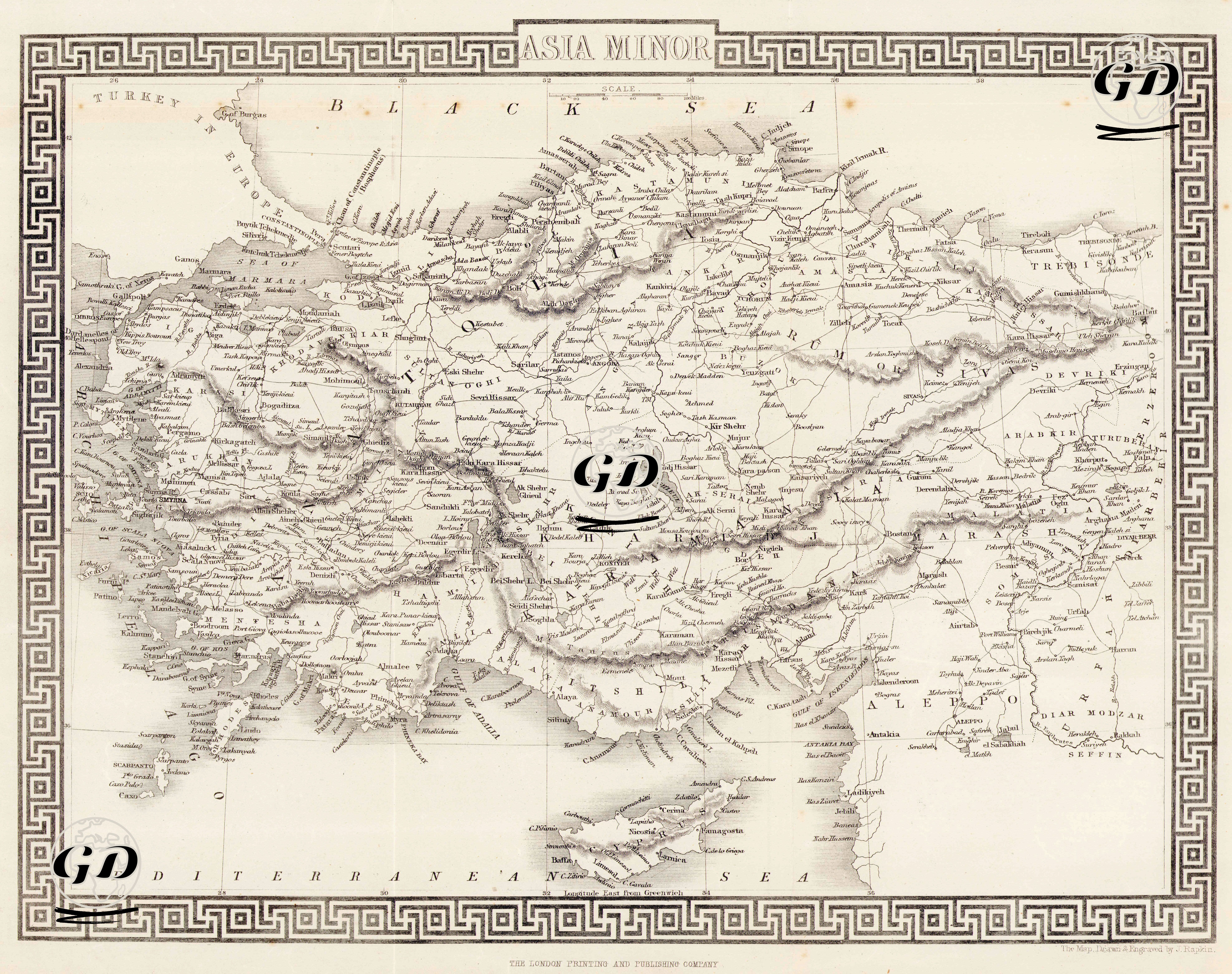 Asia Minor - John Rapkin(1815-1876) - 1850