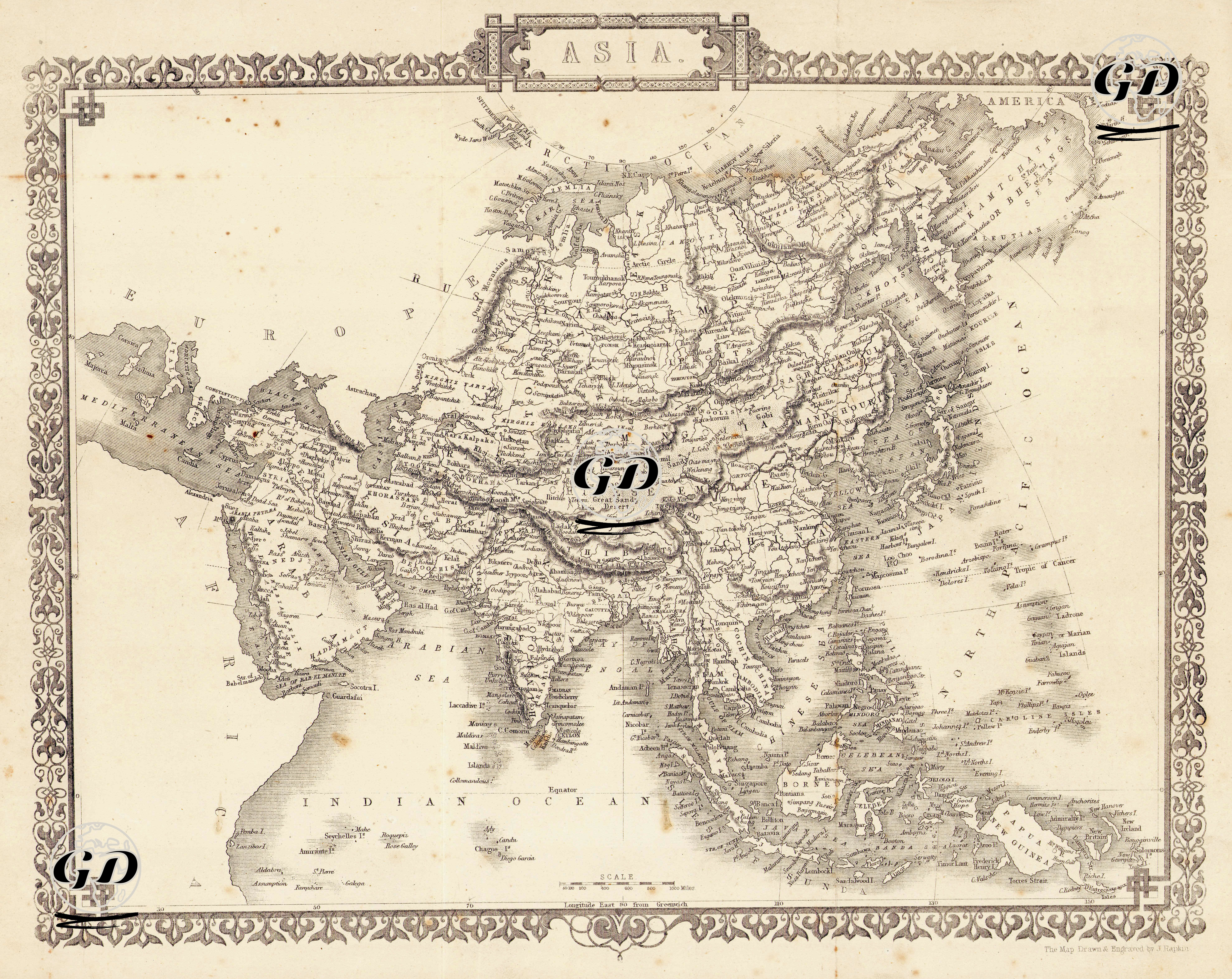 Asia - John Rapkin(1815-1876) - 1860