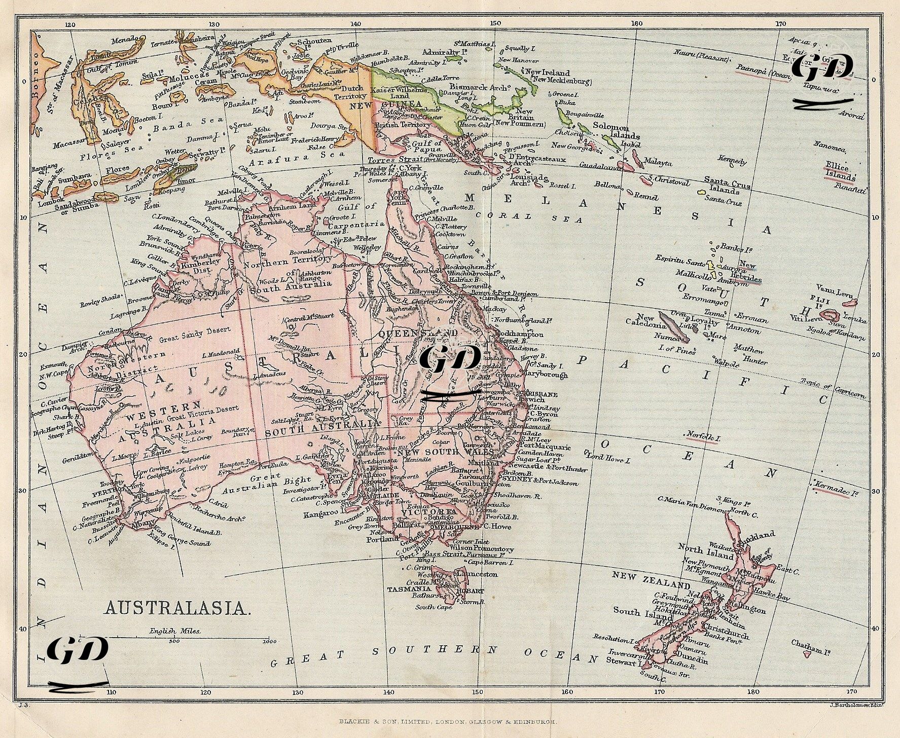 Australasia -  - 1876