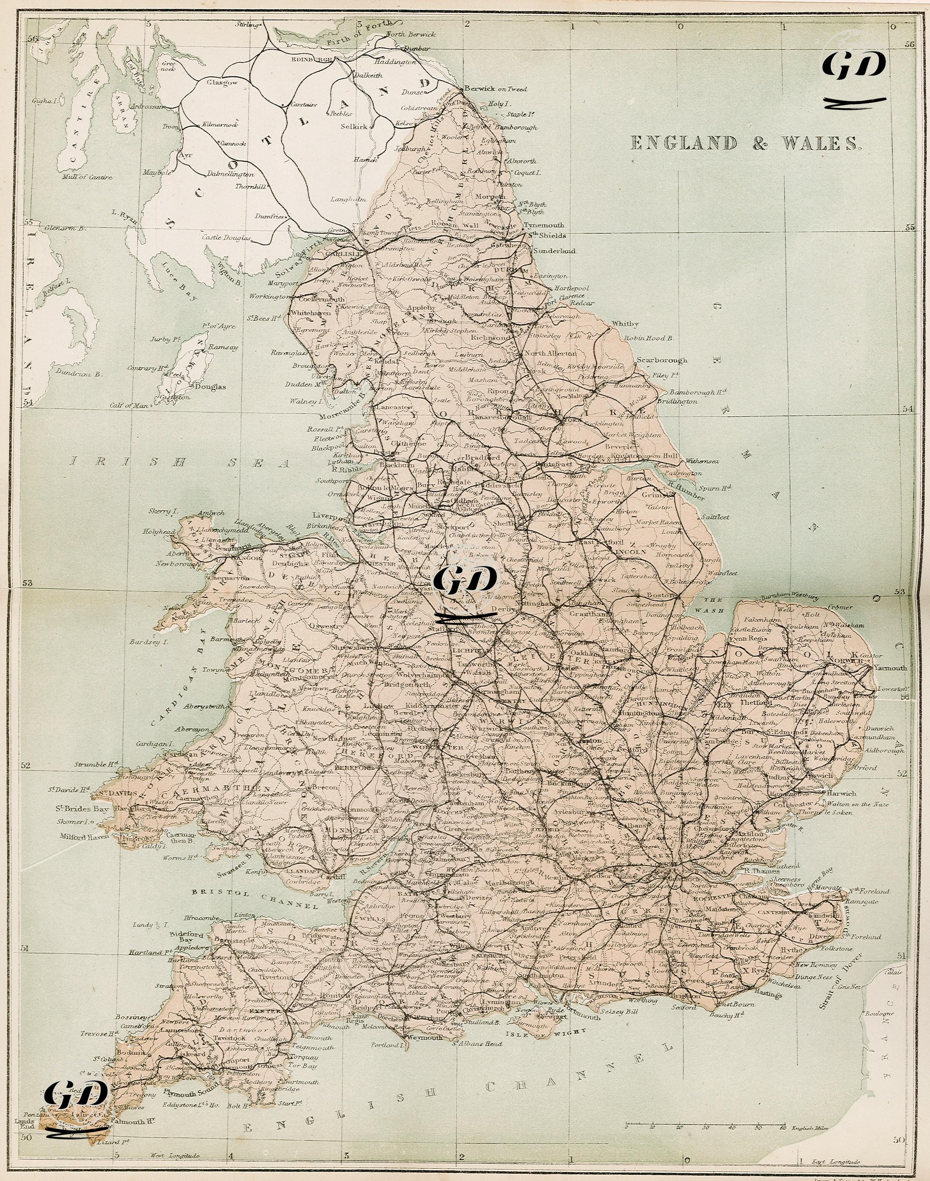 England & Wales - William Hughes (1818-1876) - 1859