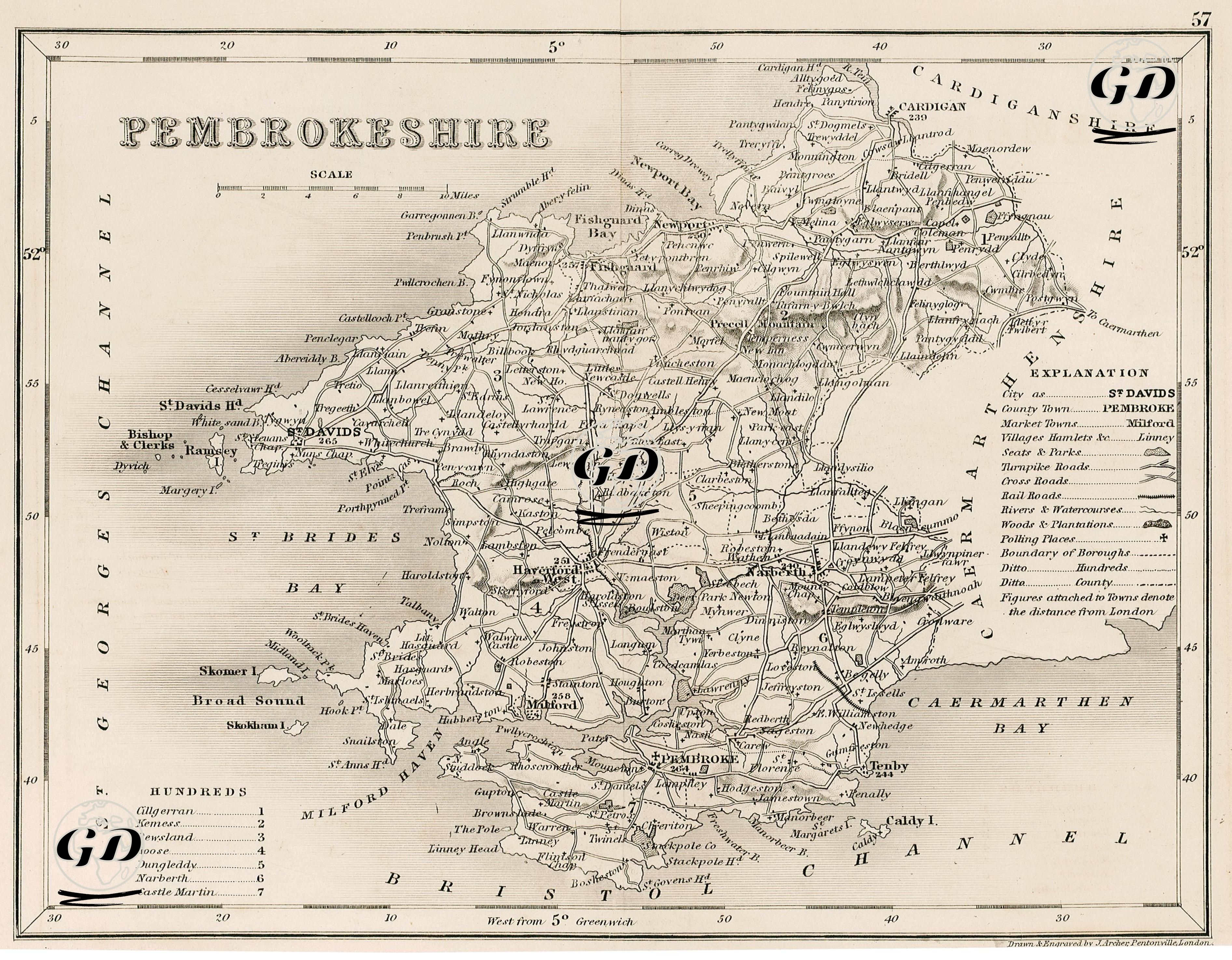 Pembrokeshire - James Archer(1822-1904) - 1840's
