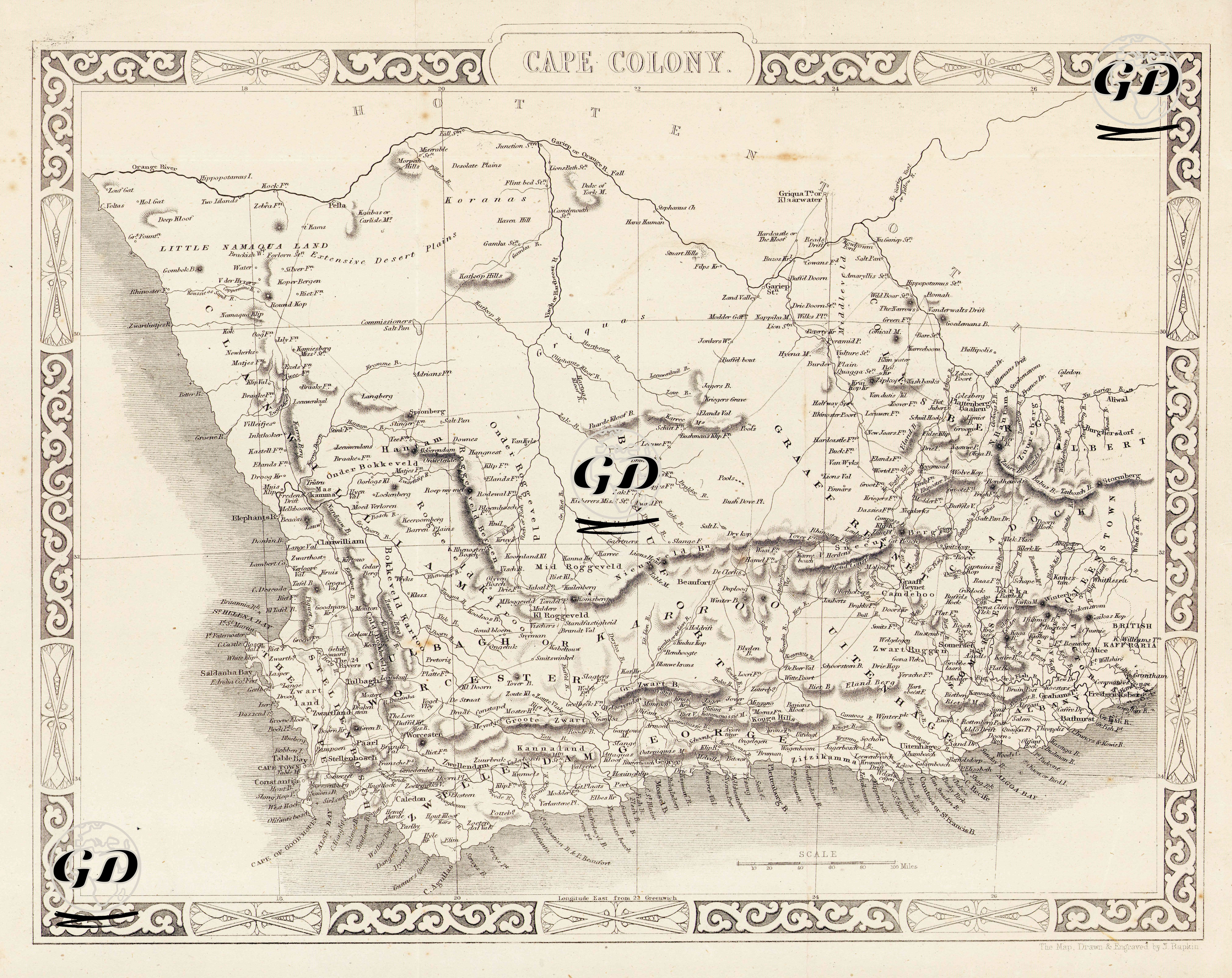 Cape Colony - John Rapkin(1815-1876) - 1860
